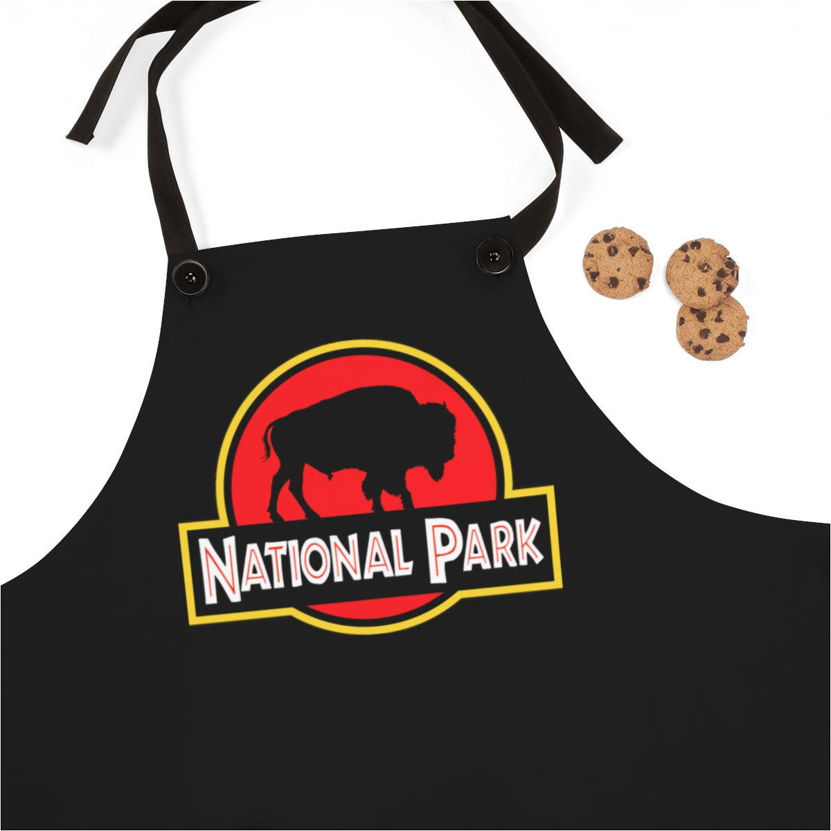 Bison National Park Apron - Parody Logo