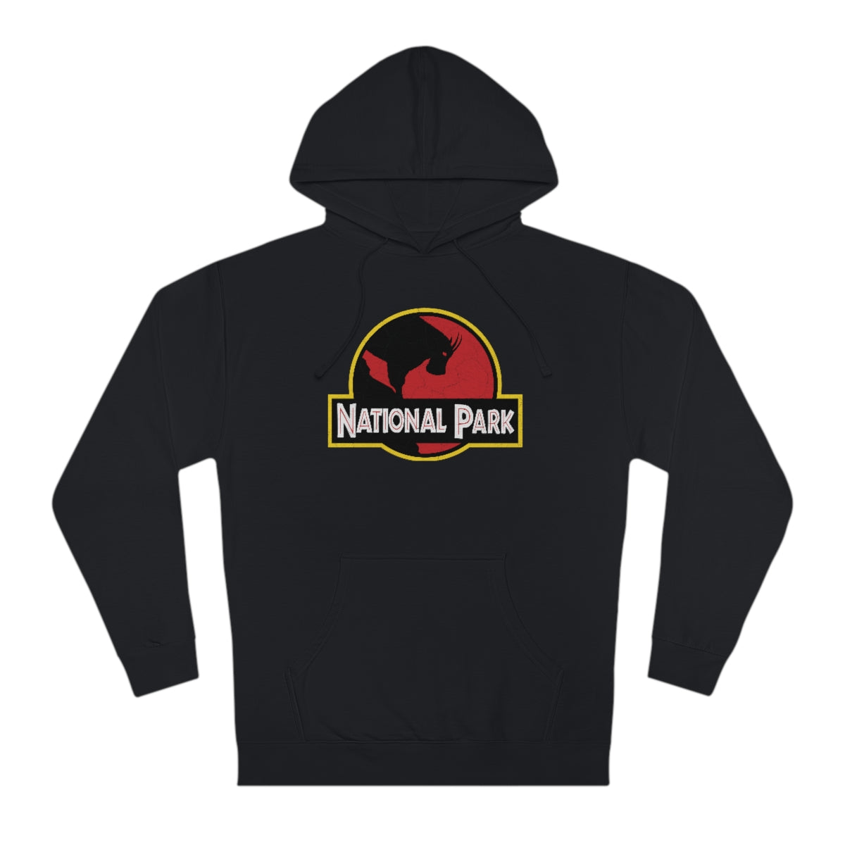 Mountain Goat National Park Hoodie - Parody Logo