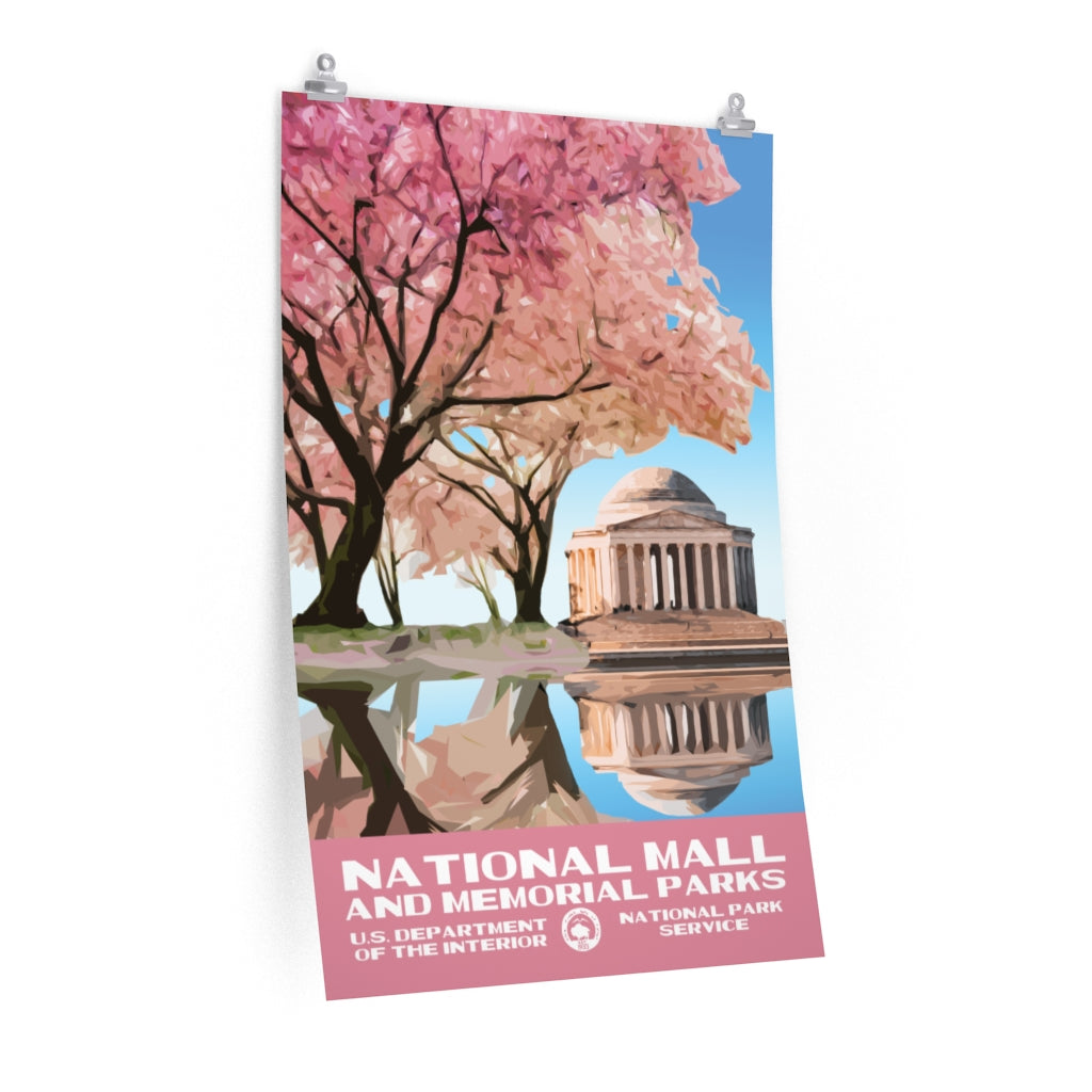 National Mall and Memorial Parks Poster National Parks Partnership