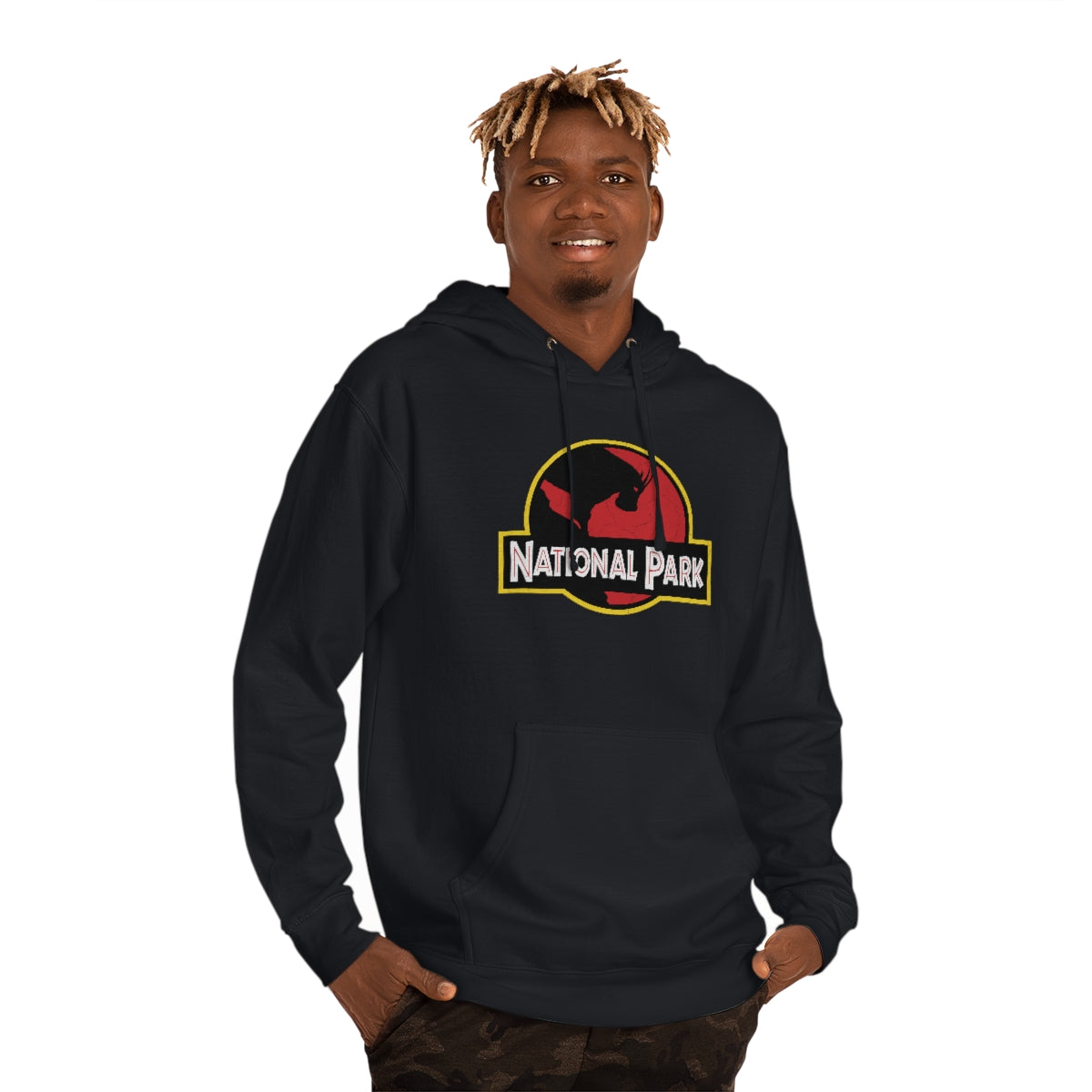 Mountain Goat National Park Hoodie - Parody Logo