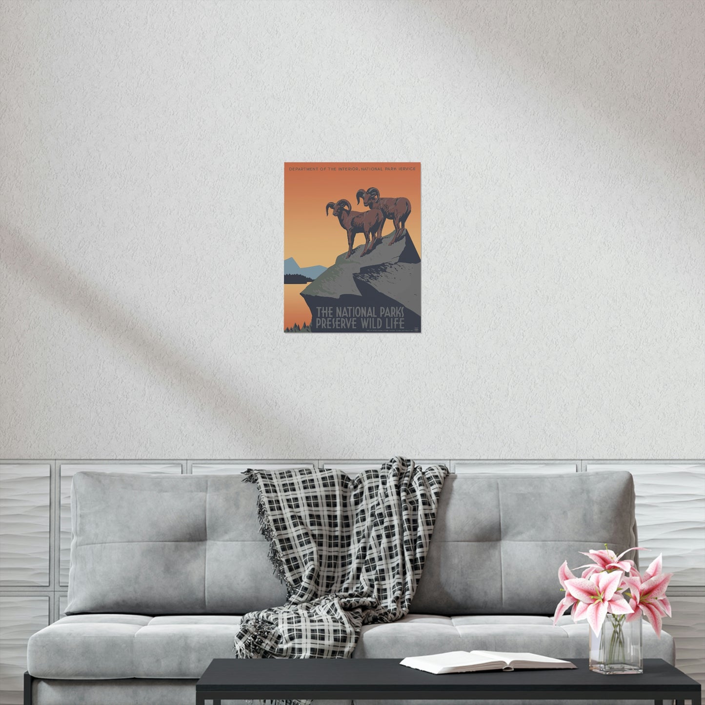 Preserve Wildlife Poster - Vintage WPA Design