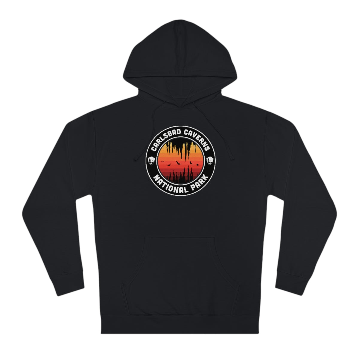 Carlsbad Caverns National Park Hoodie - Round Emblem Design