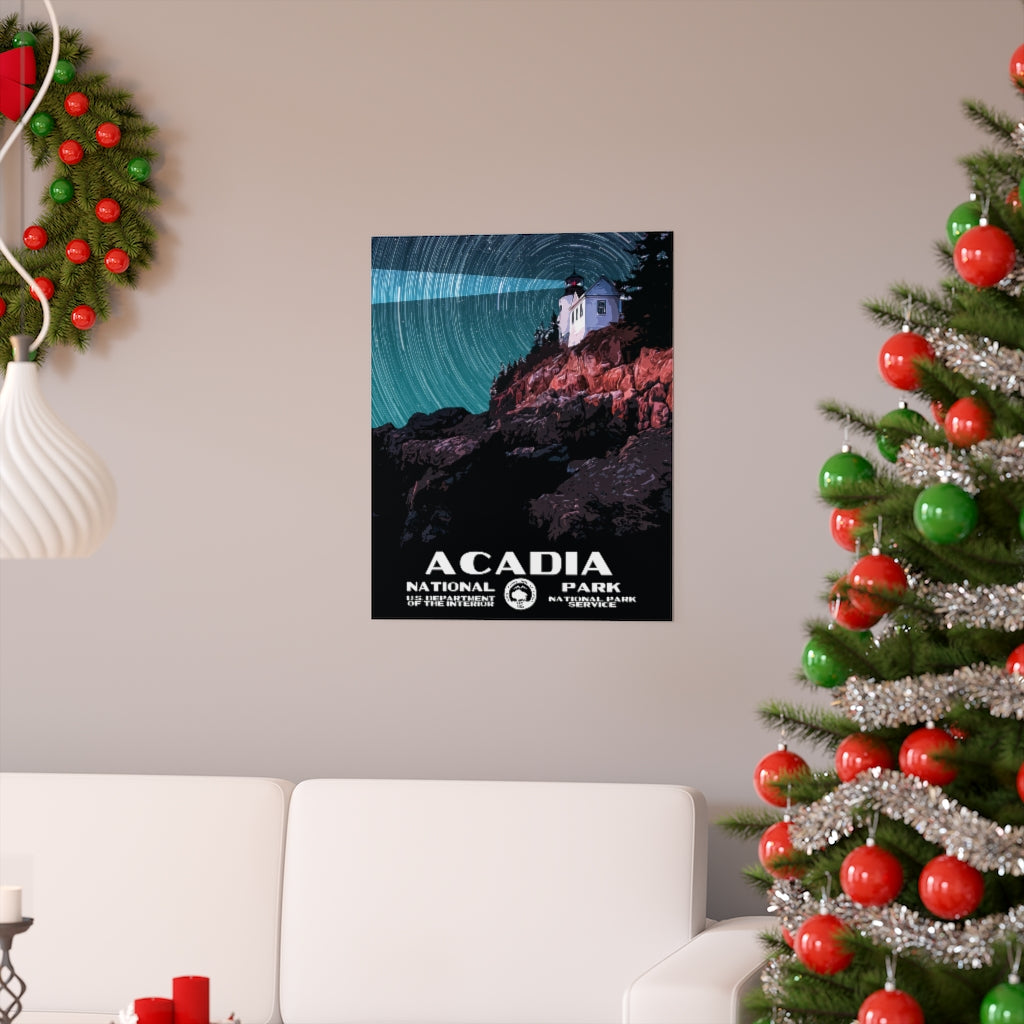 Acadia National Park Poster National Parks Partnership