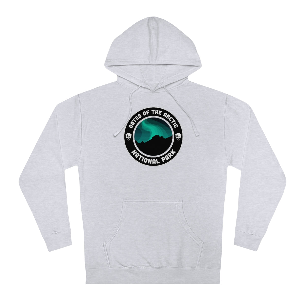 Gates of the Arctic National Park Hoodie - Round Emblem Design