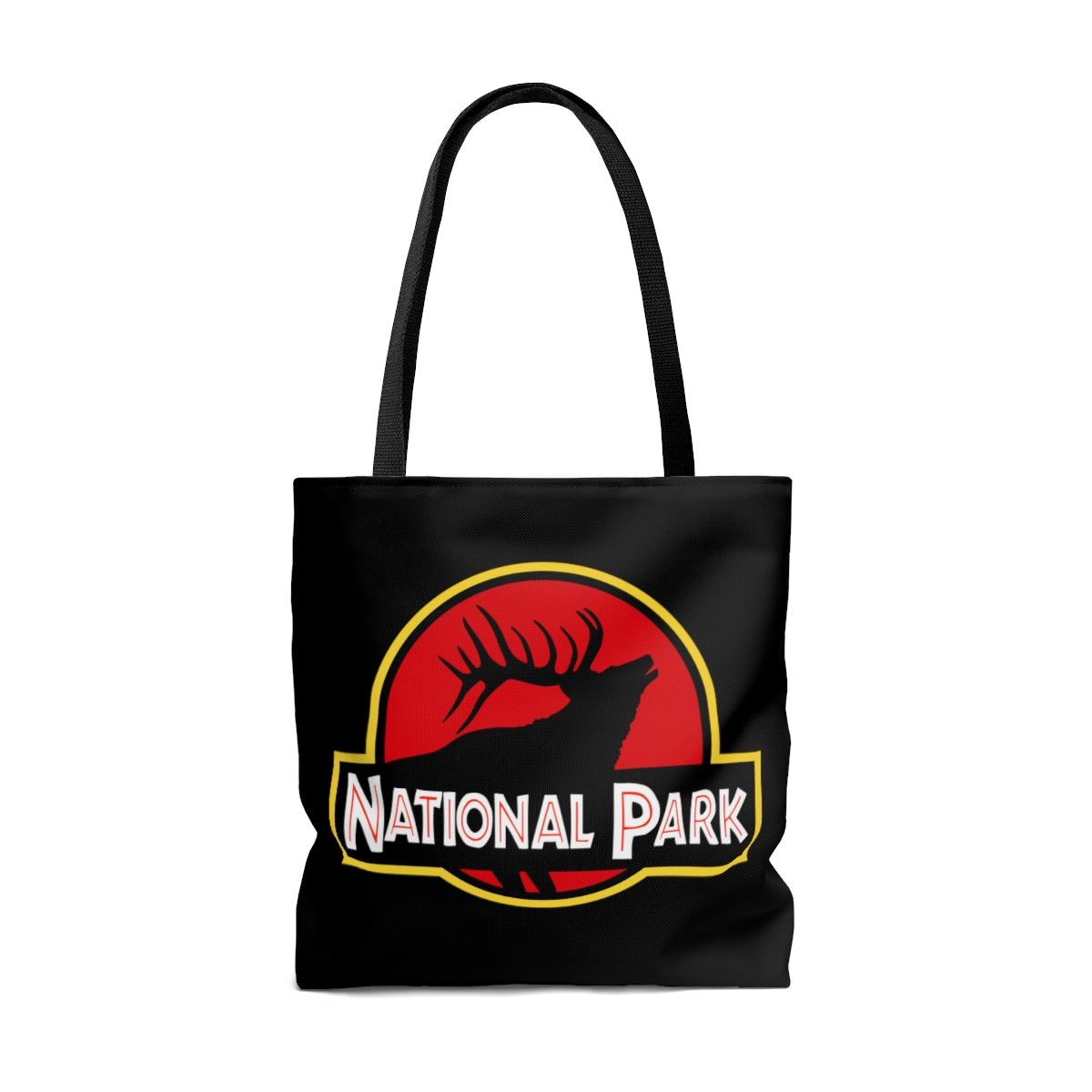Elk National Park Tote Bag - Parody Logo