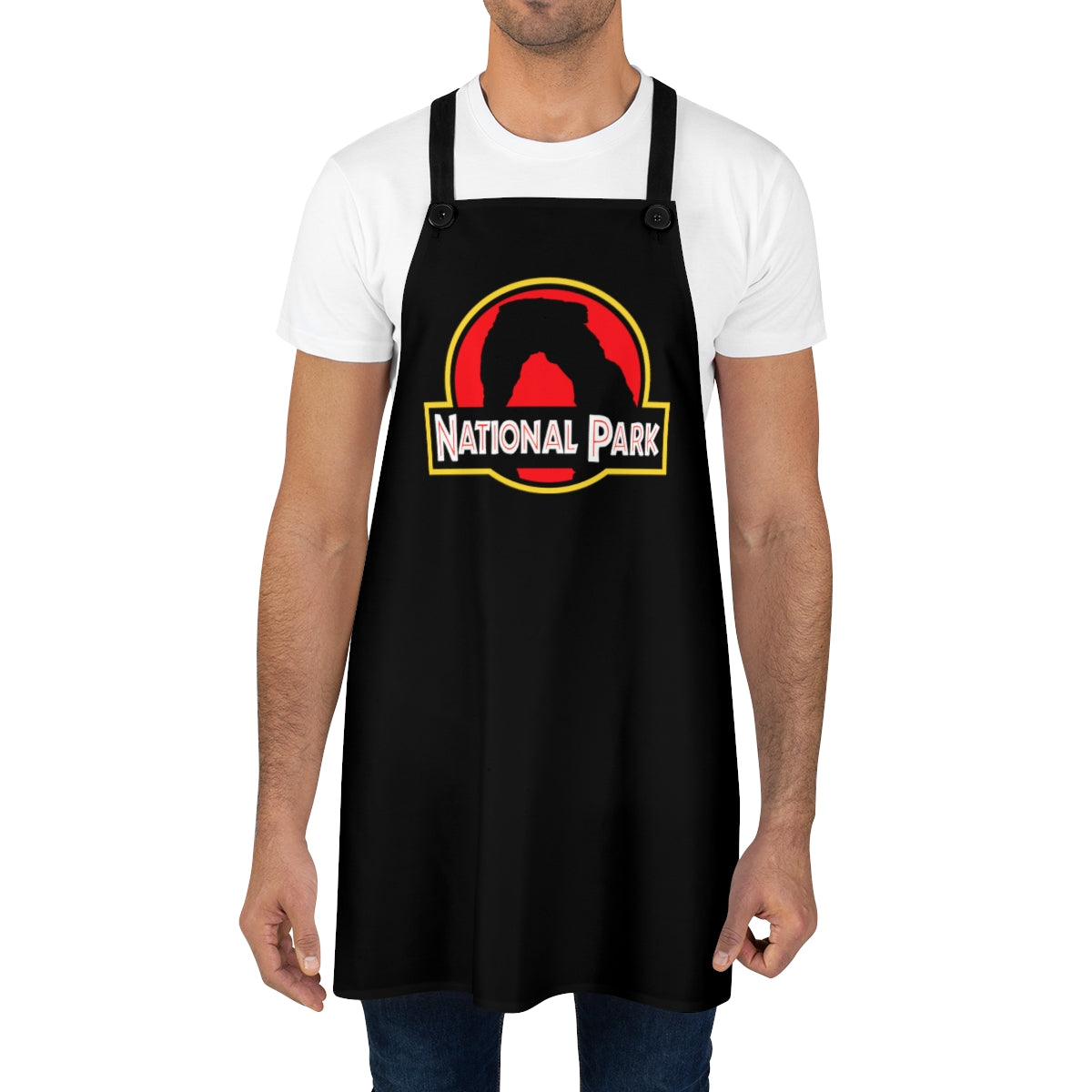 Arches National Park Apron - Parody Delicate Arch Logo