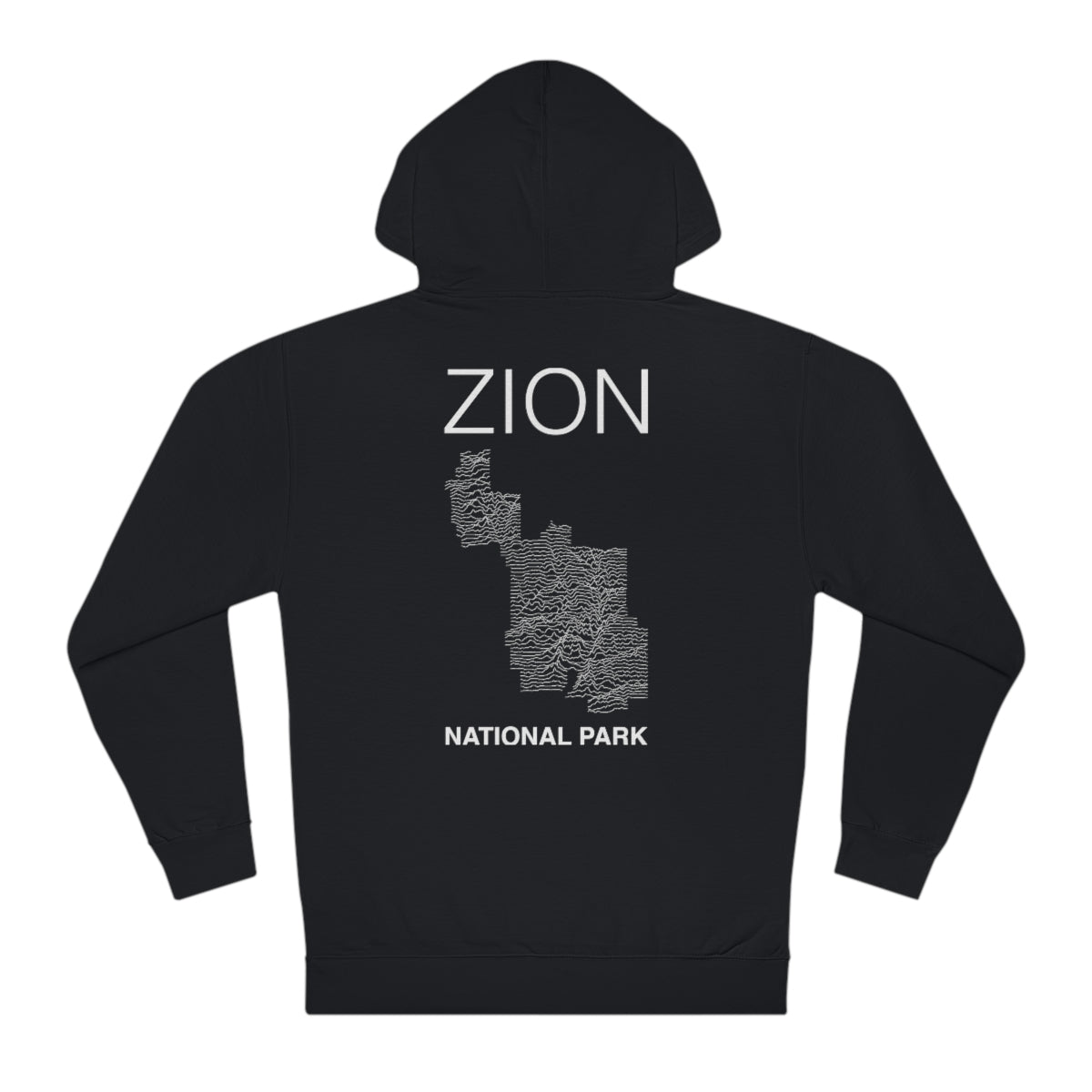 Zion National Park Hoodie - Lines
