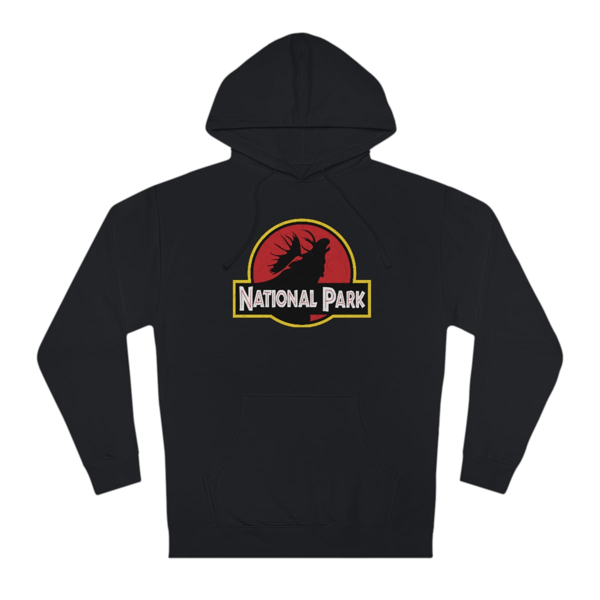Moose National Park Hoodie - Parody Logo