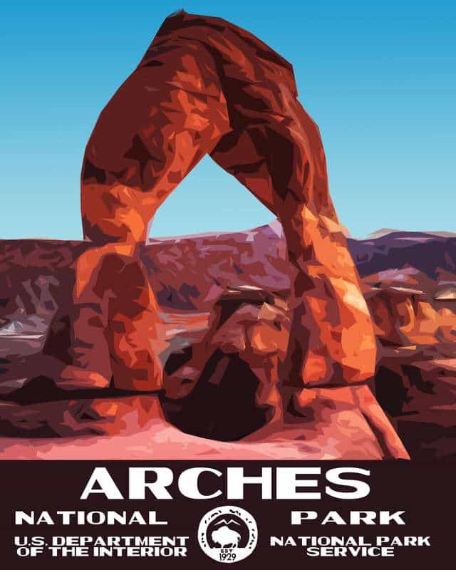 Arches National Park Poster