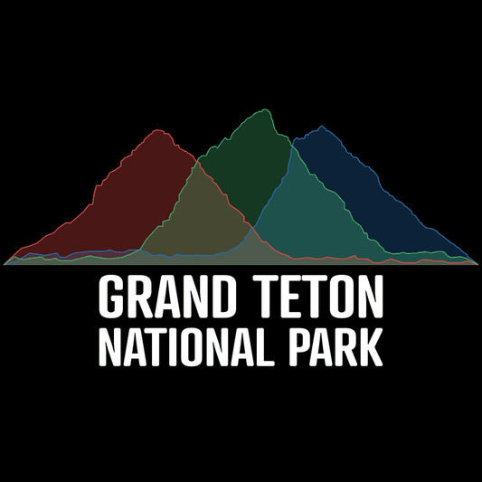 Grand Teton National Park Tote Bag - Histogram