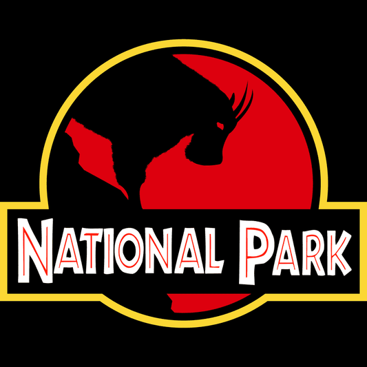 Mountain Goat National Park Apron - Parody Logo