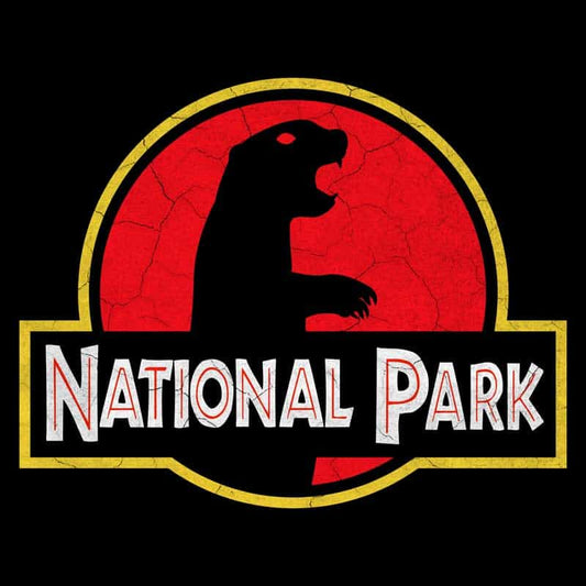 Prairie Dog National Park Hoodie - Parody Logo