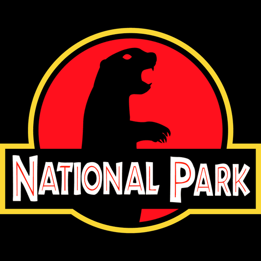 Prairie Dog National Park Apron - Parody Logo