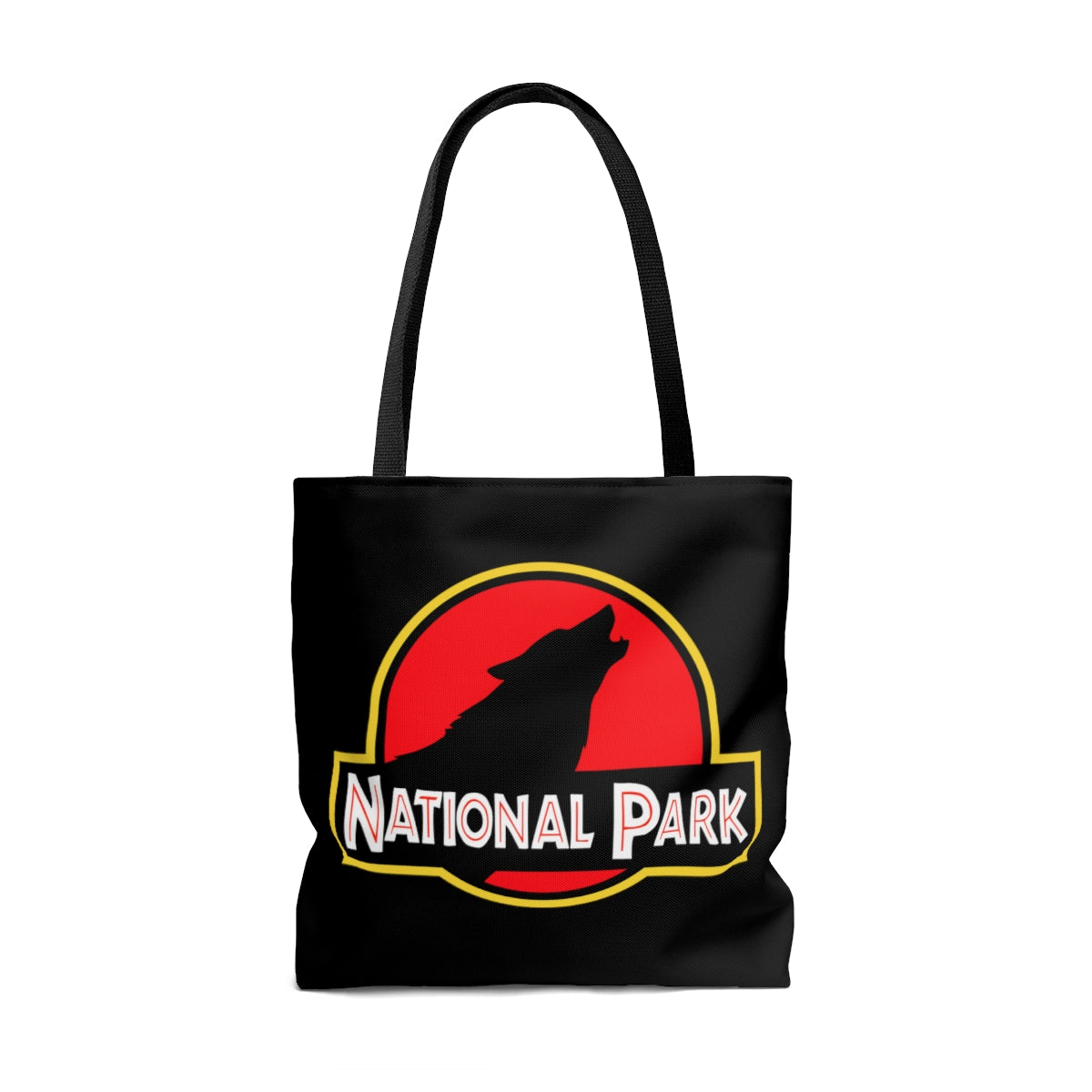 Wolf National Park Tote Bag - Parody Logo