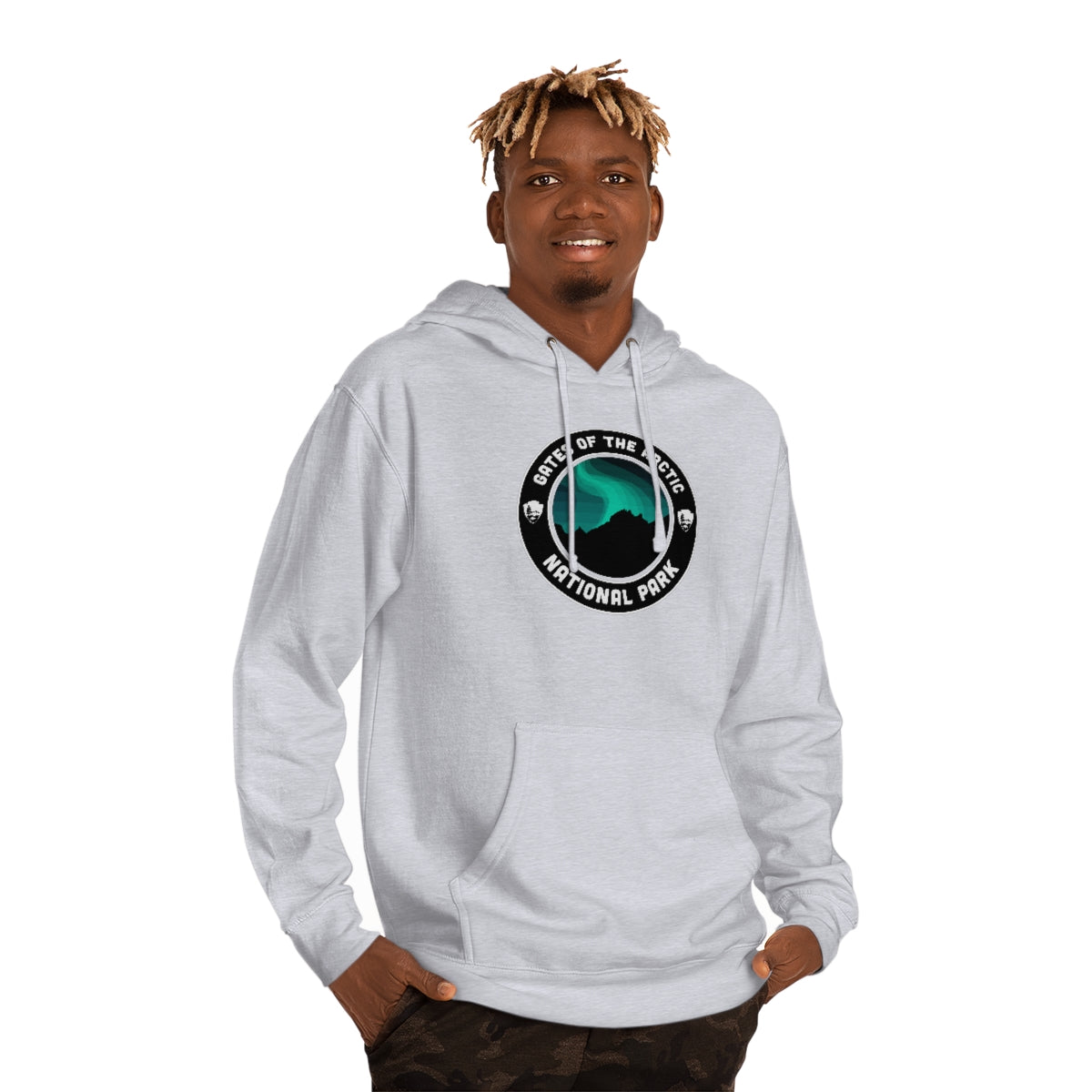 Gates of the Arctic National Park Hoodie - Round Emblem Design