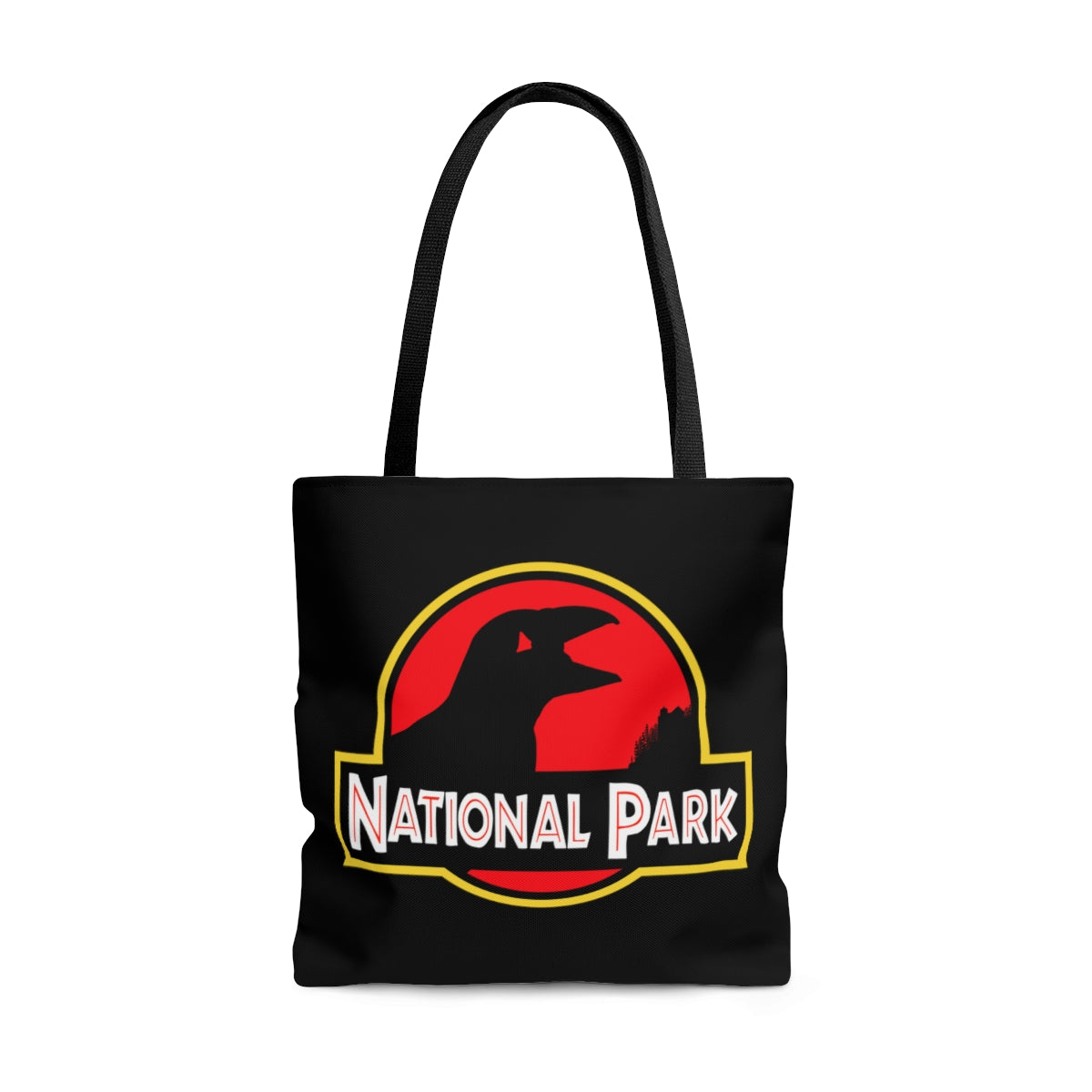 Acadia Puffin National Park Tote Bag - Parody Logo