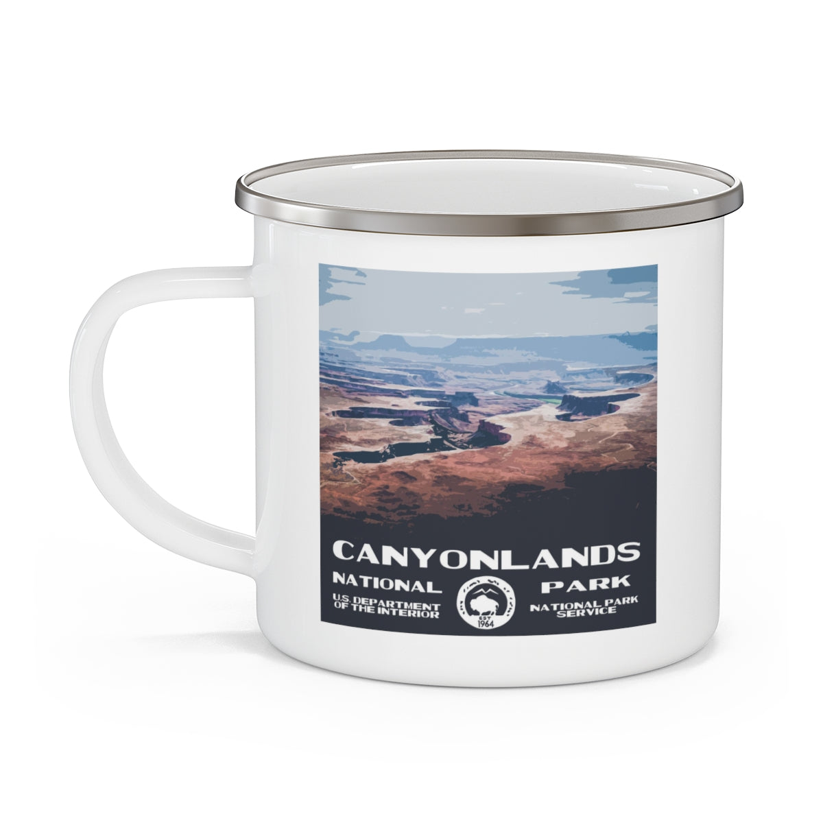 Canyonlands National Park Enamel Camping Mug