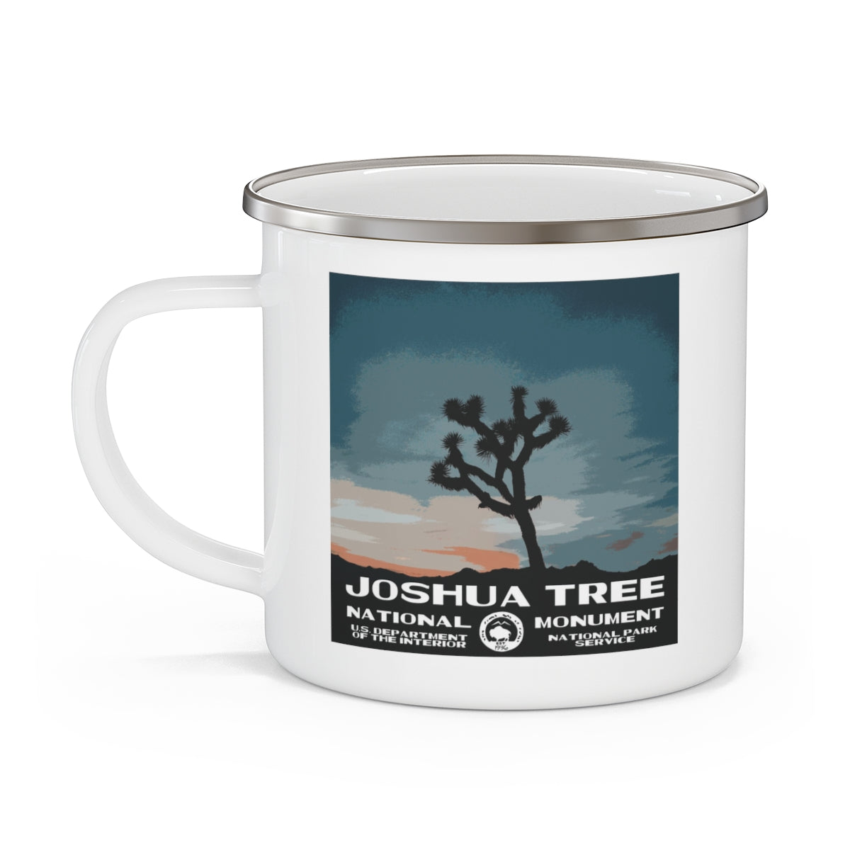 Joshua Tree National Park Enamel Camping Mug