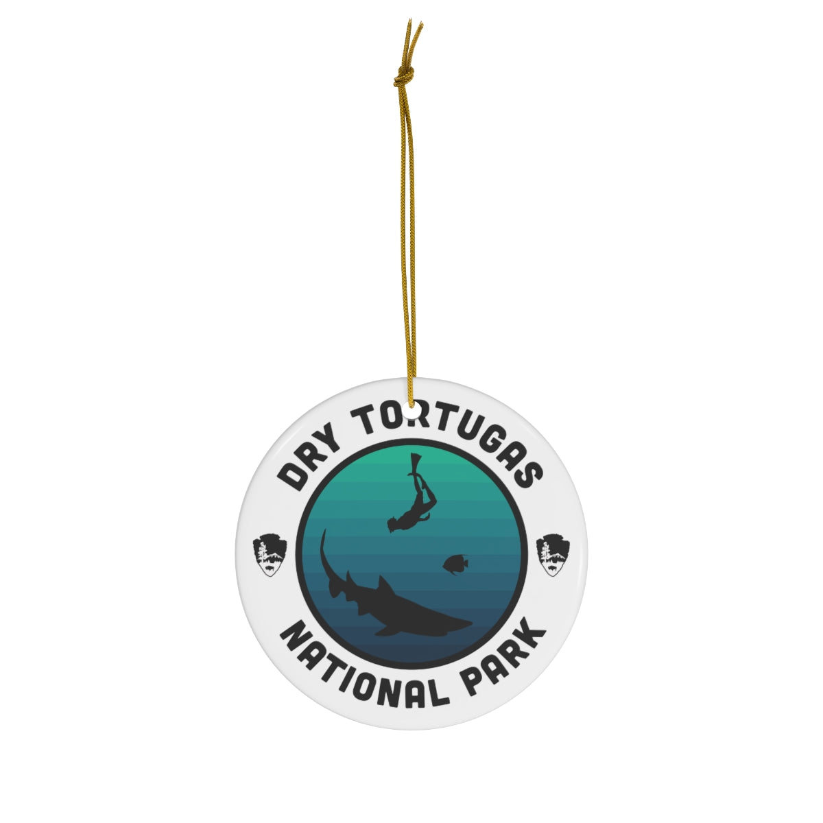 Dry Tortugas National Park Ornament - Round Emblem Design