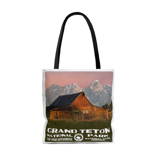 Grand Teton National Park Tote Bag - Moulton Barn National Parks Partnership