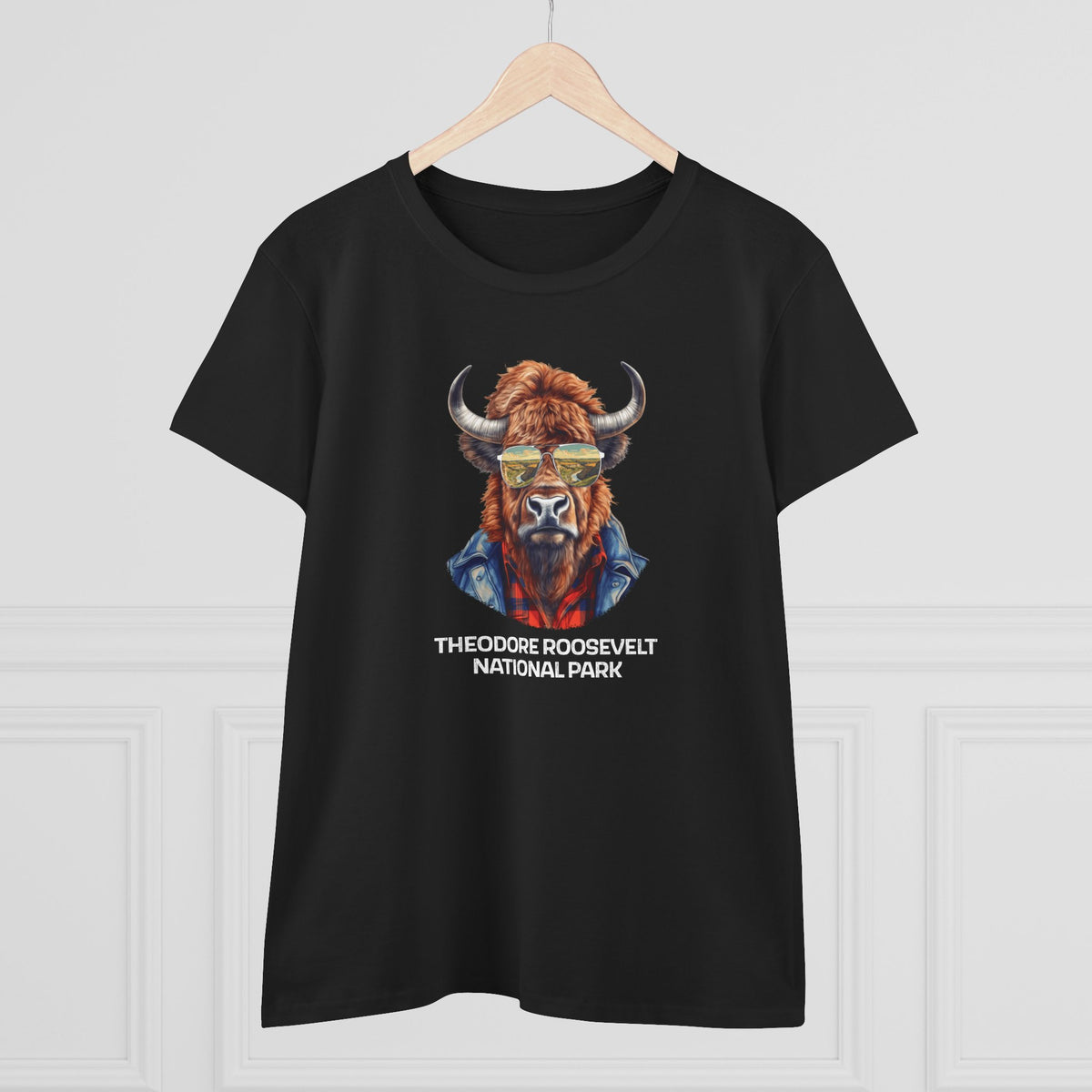 Theodore Roosevelt National Park Women's T-Shirt - Cool Bison