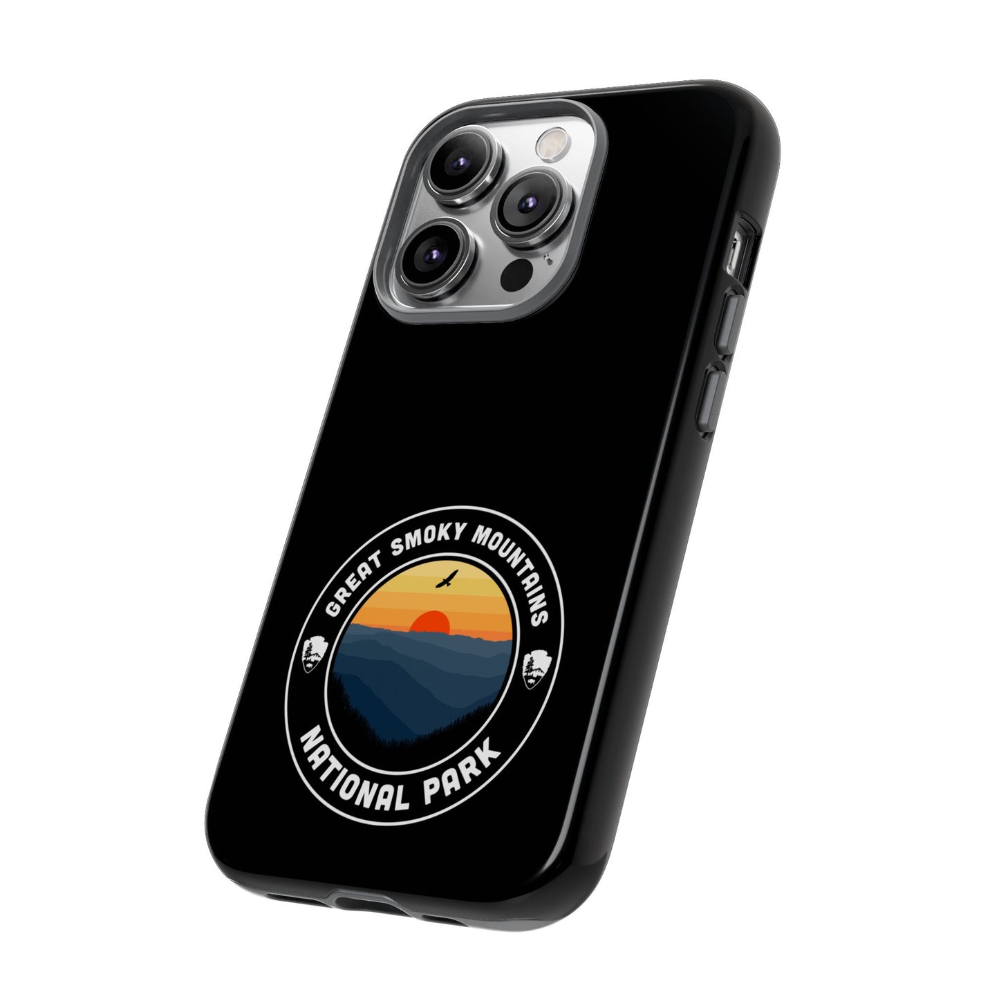 Great Smoky Mountains National Park Phone Case - Round Emblem Design