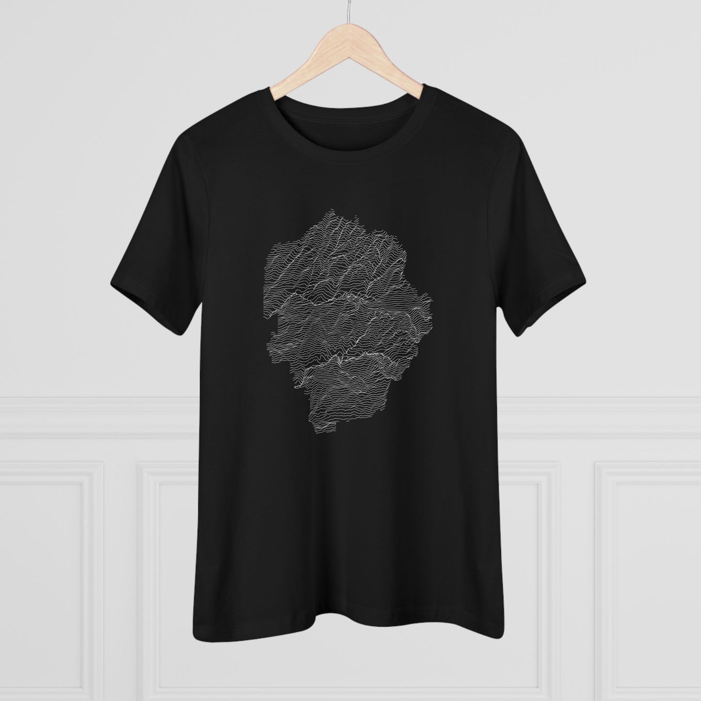 Yosemite National Park Women's T-Shirt - Topographical Lines