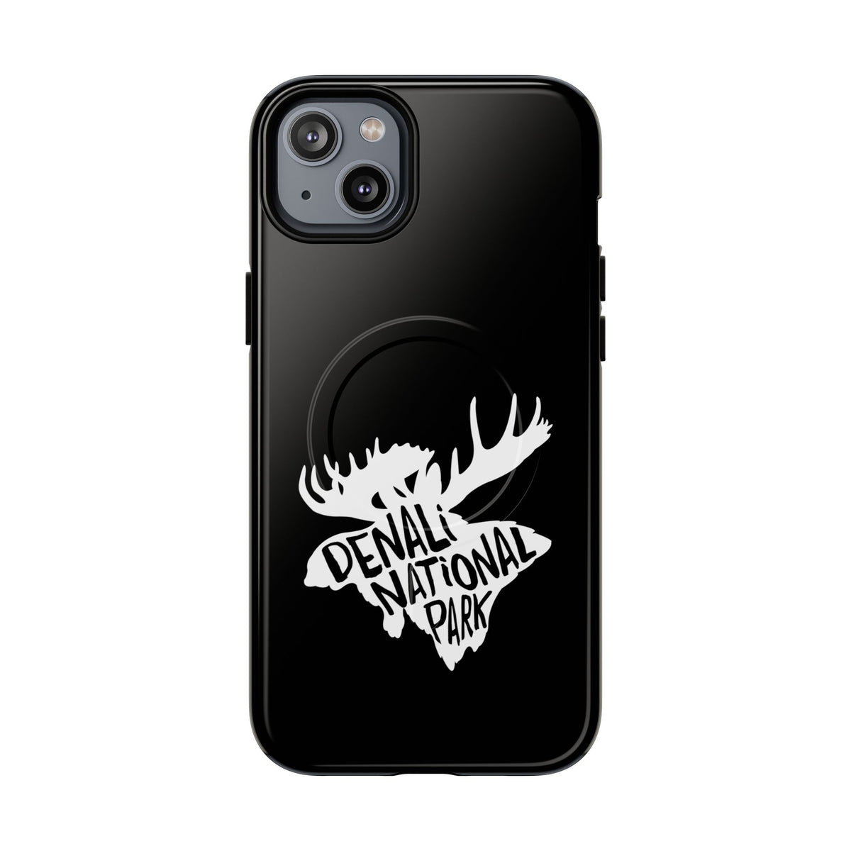 Denali National Park iPhone Case with MagSafe - Moose Design