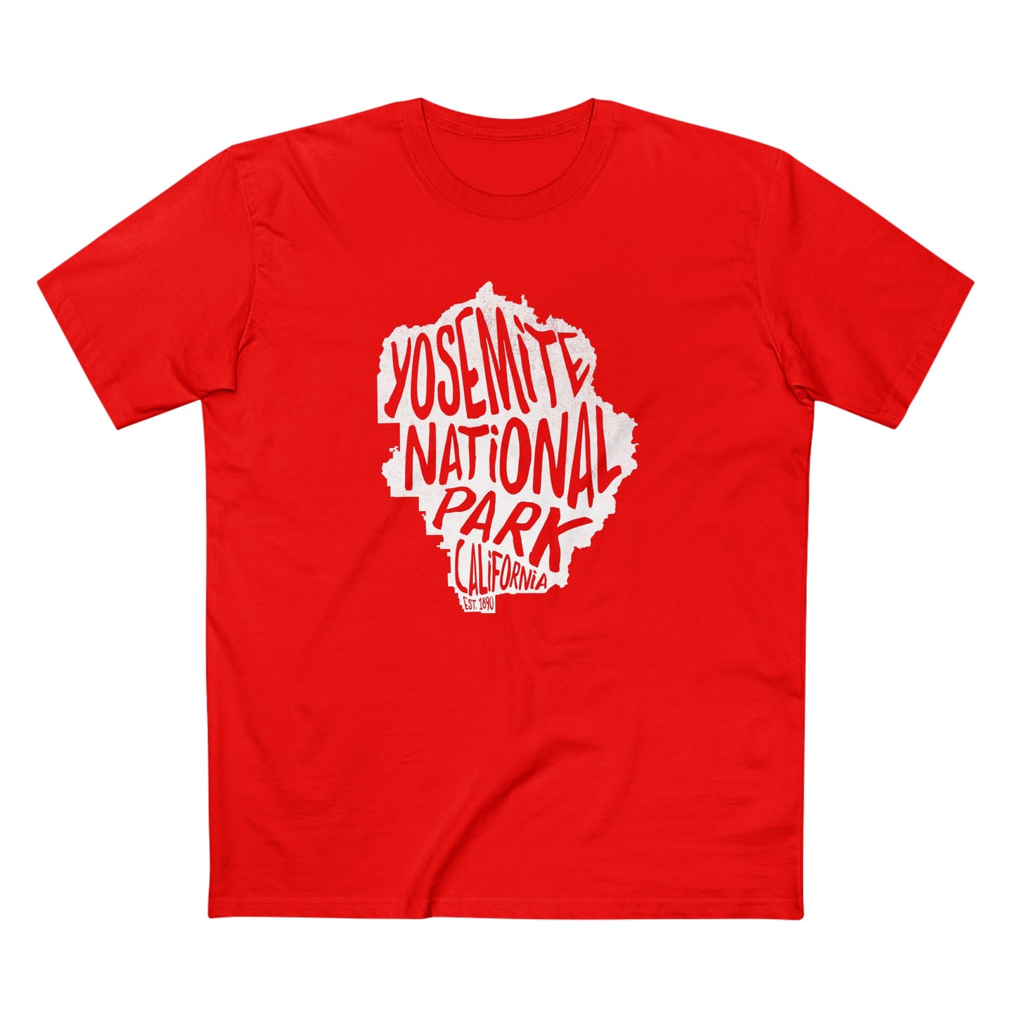 Yosemite National Park T-Shirt - Map