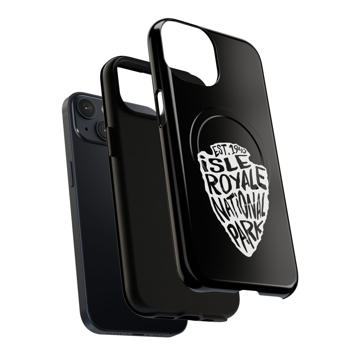 Isle Royale National Park iPhone Case with MagSafe - Arrowhead Design