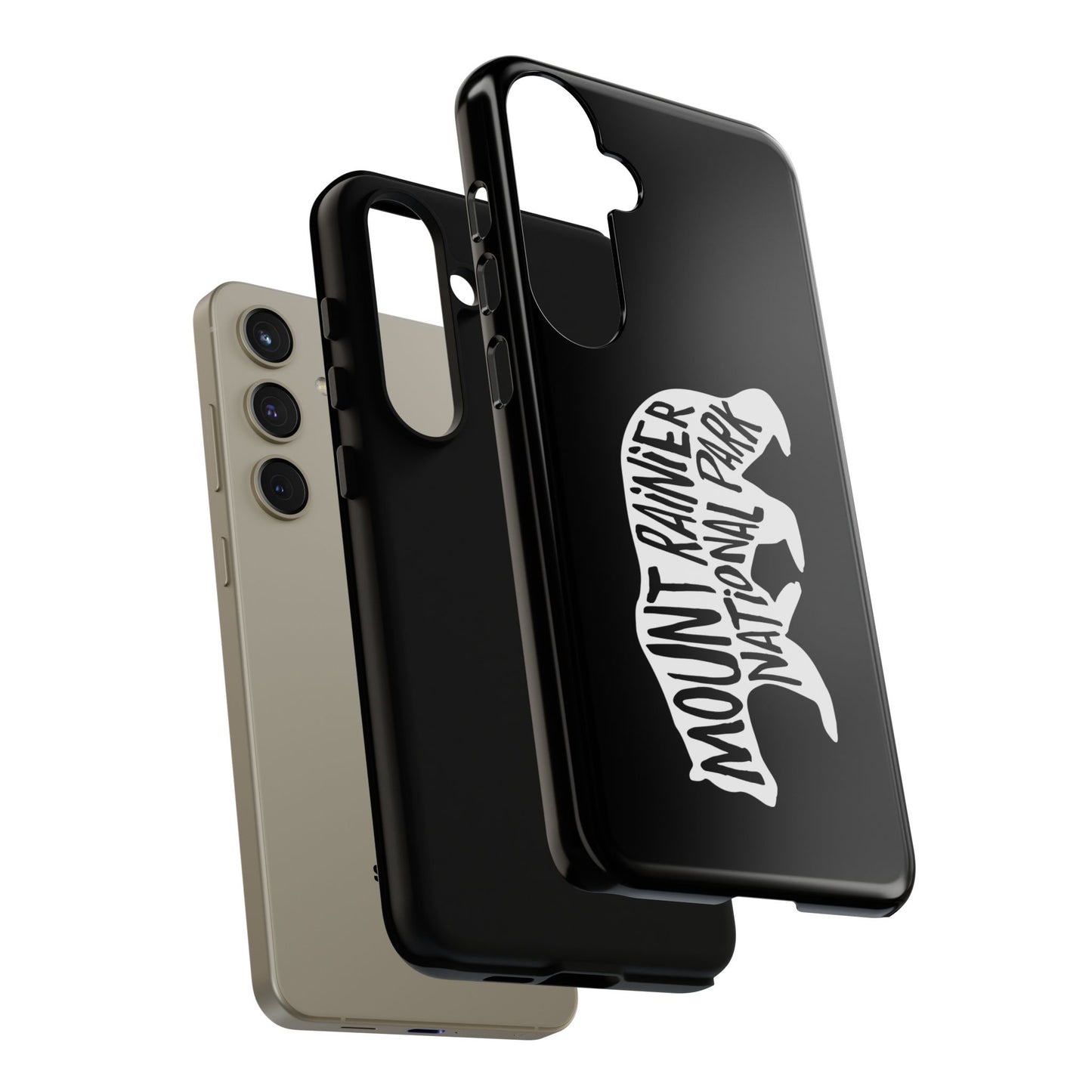 Mount Rainier National Park Phone Case - Black Bear Design