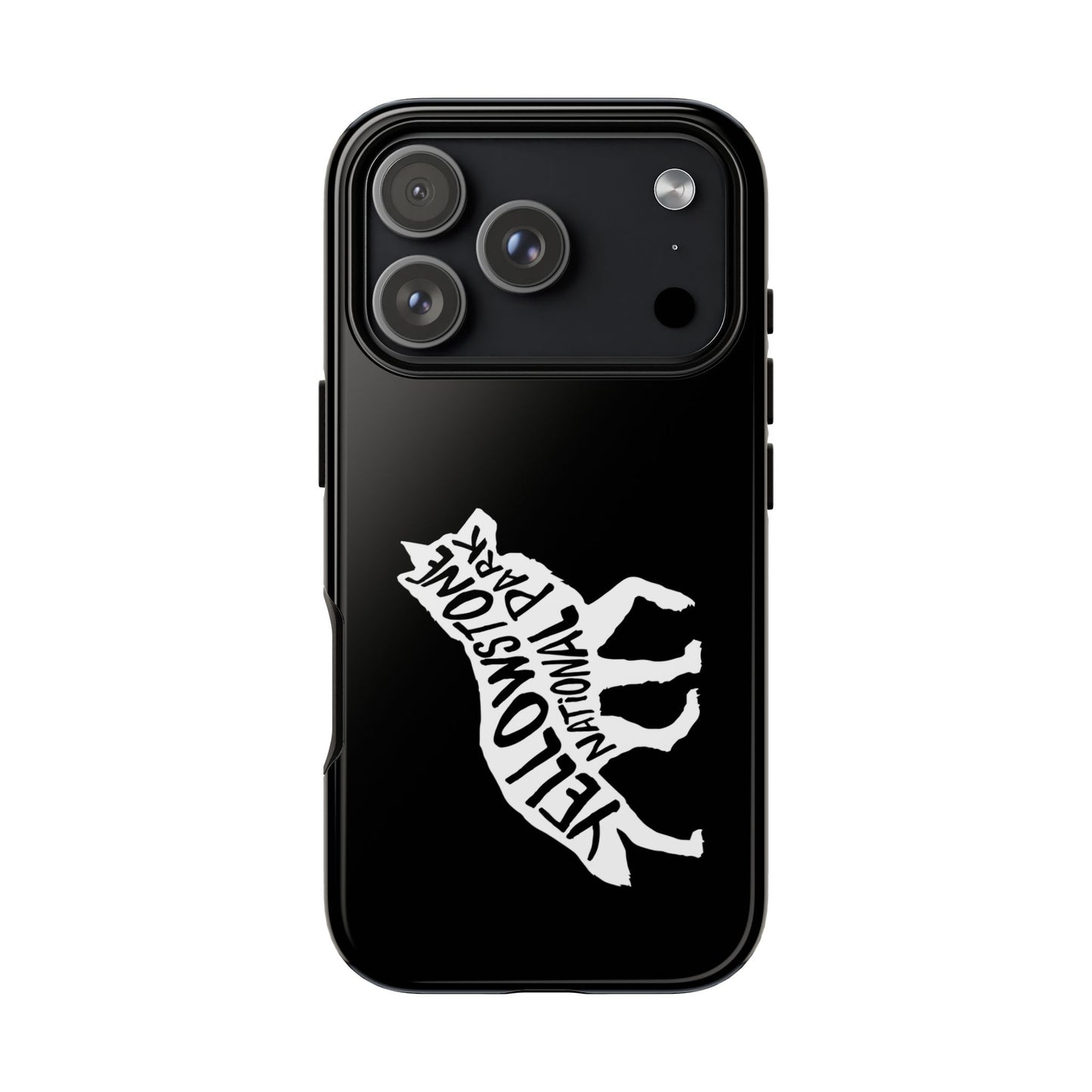 Yellowstone National Park Phone Case - Wolf Design