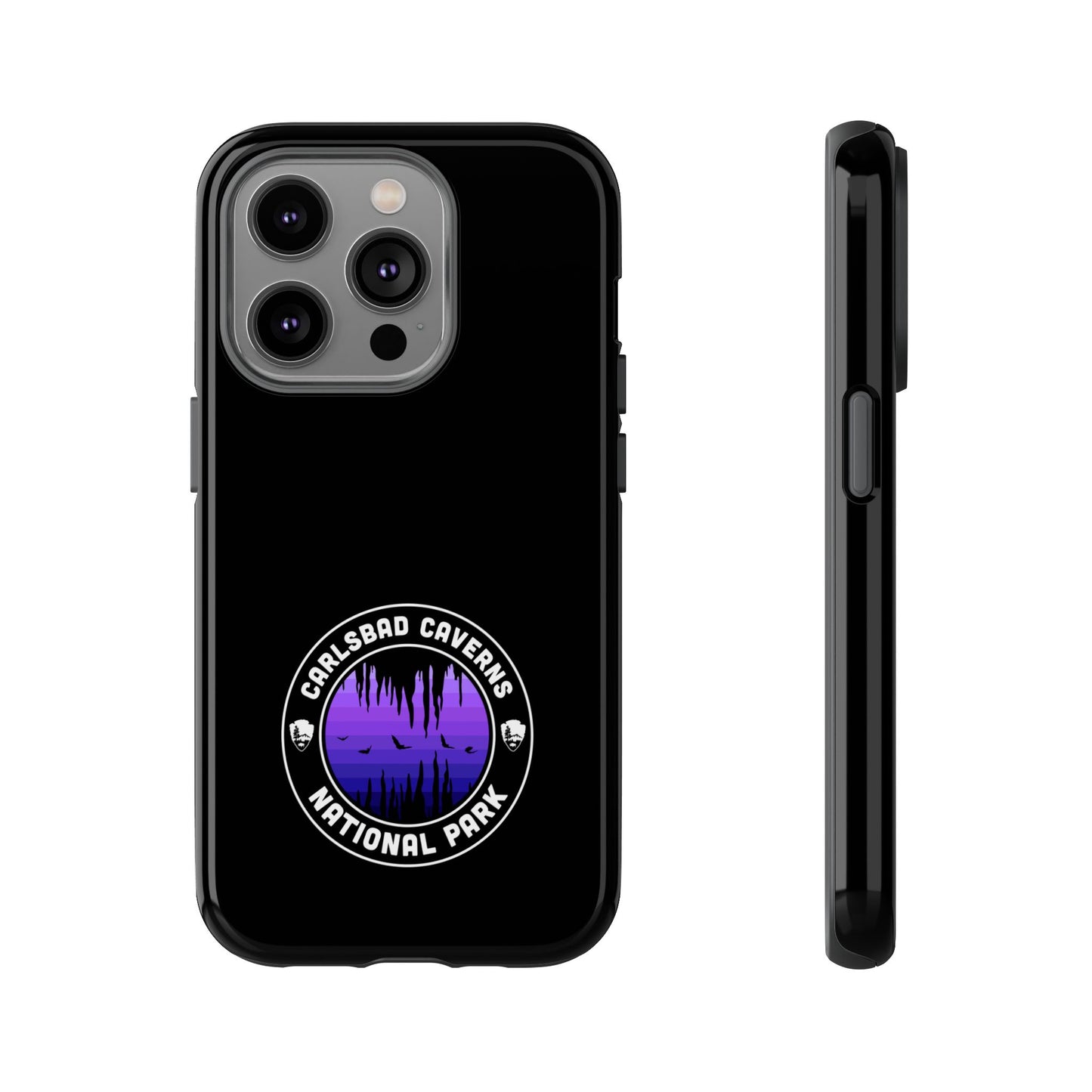 Carlsbad Caverns National Park Phone Case - Round Emblem Design