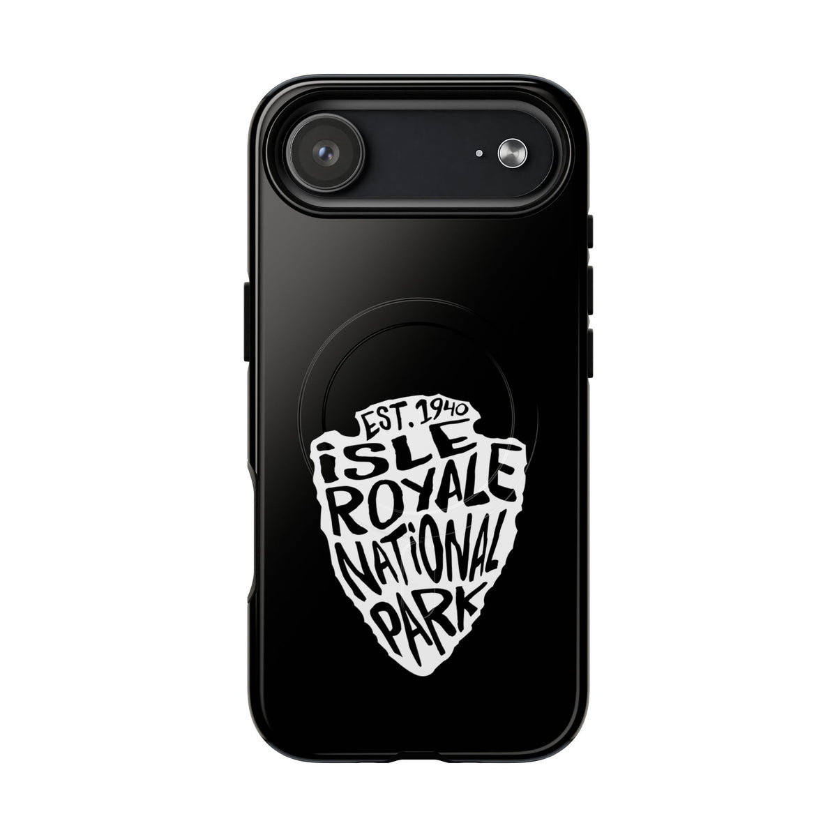 Isle Royale National Park iPhone Case with MagSafe - Arrowhead Design