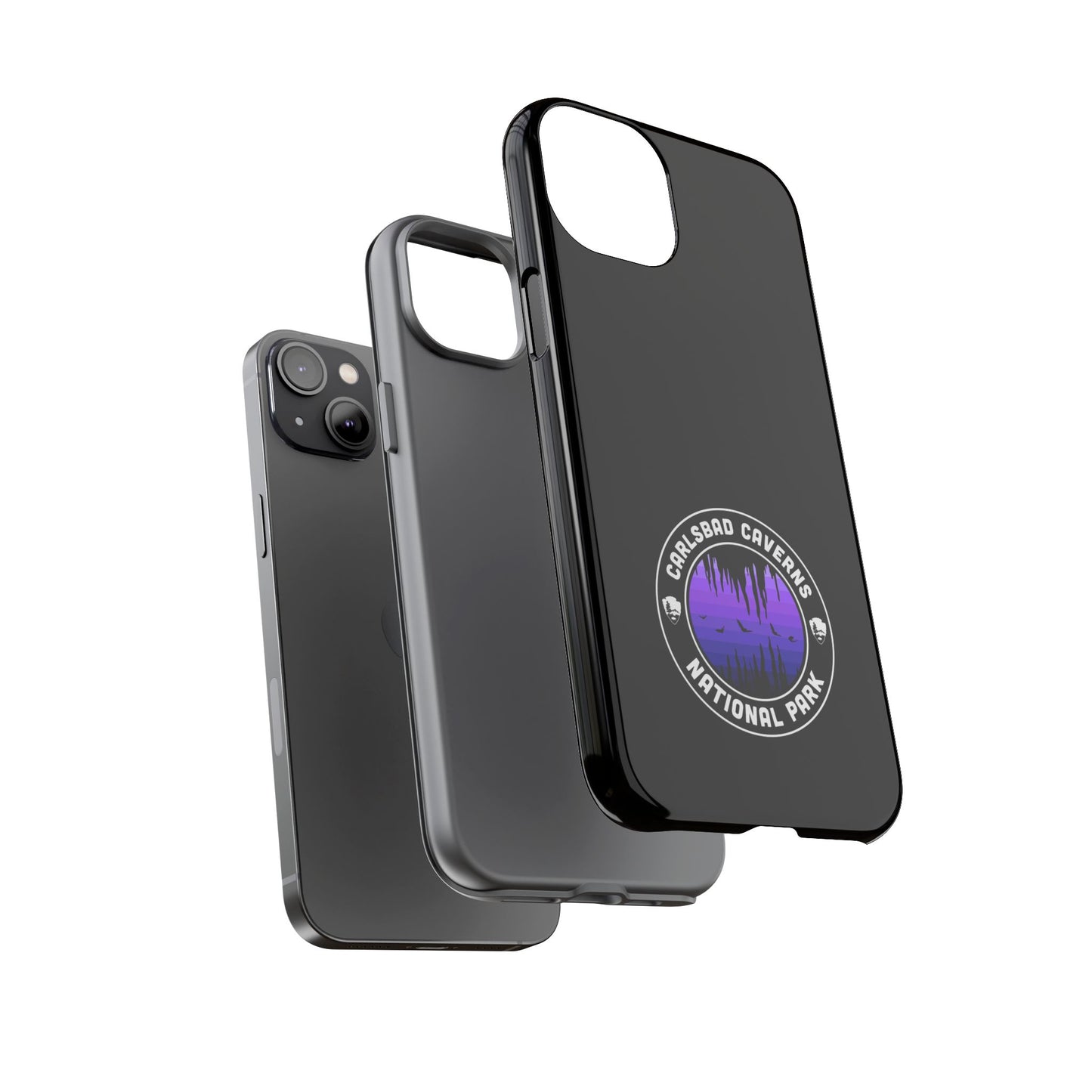 Carlsbad Caverns National Park Phone Case - Round Emblem Design
