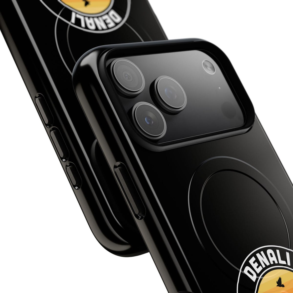 Denali National Park iPhone Case with MagSafe - Round Emblem Design