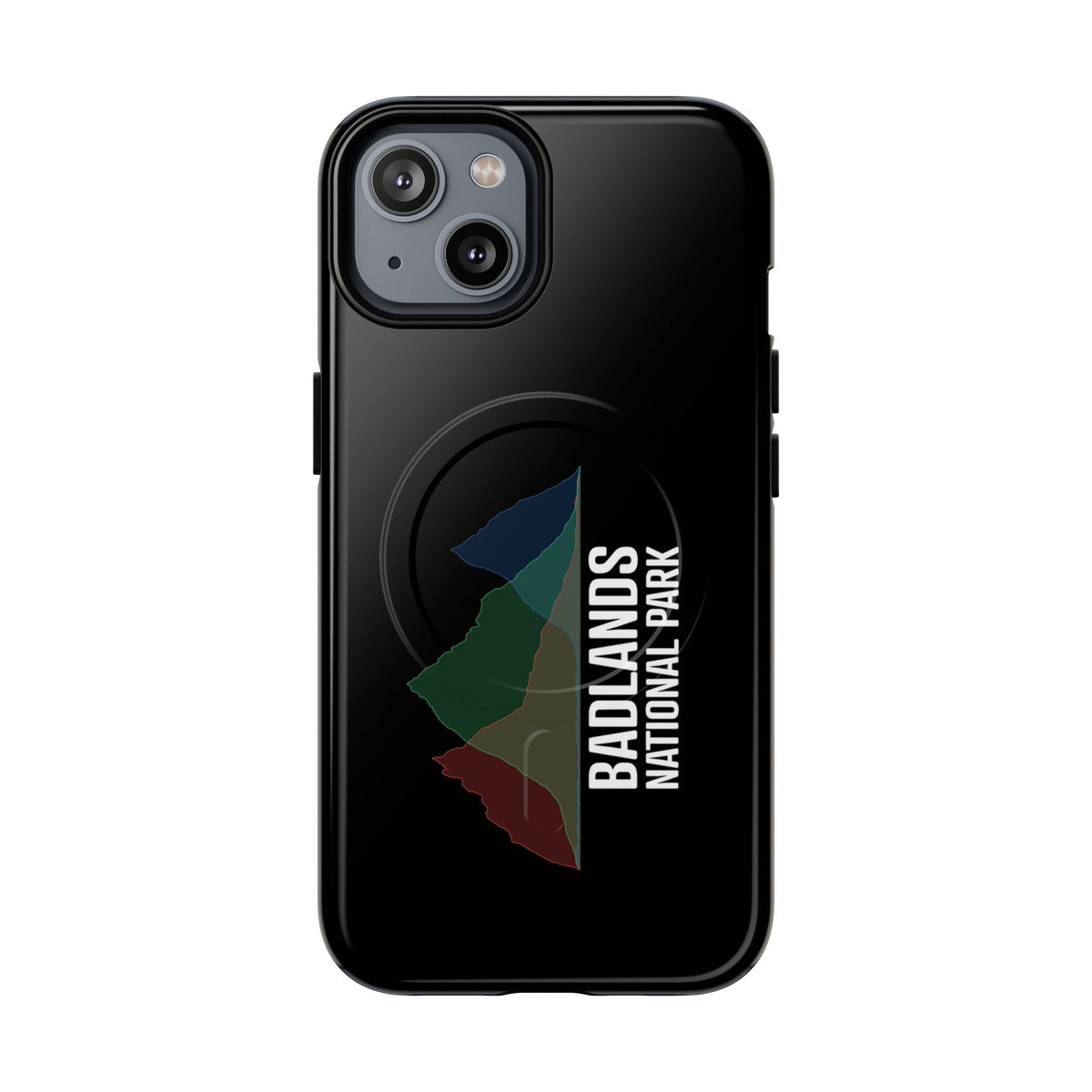 Badlands National Park iPhone Case with MagSafe - Histogram Design