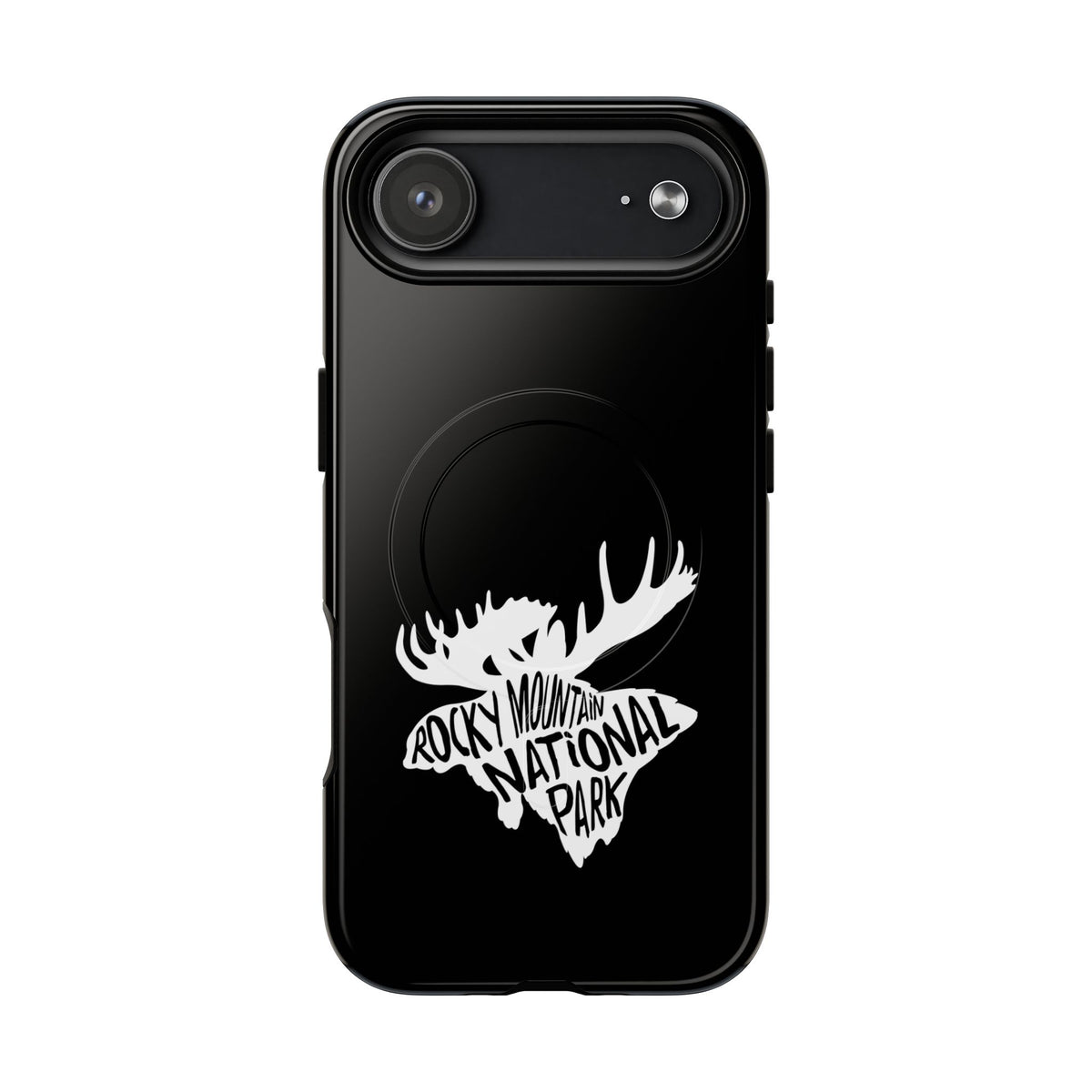 Rocky Mountain National Park iPhone Case with MagSafe - Moose Design