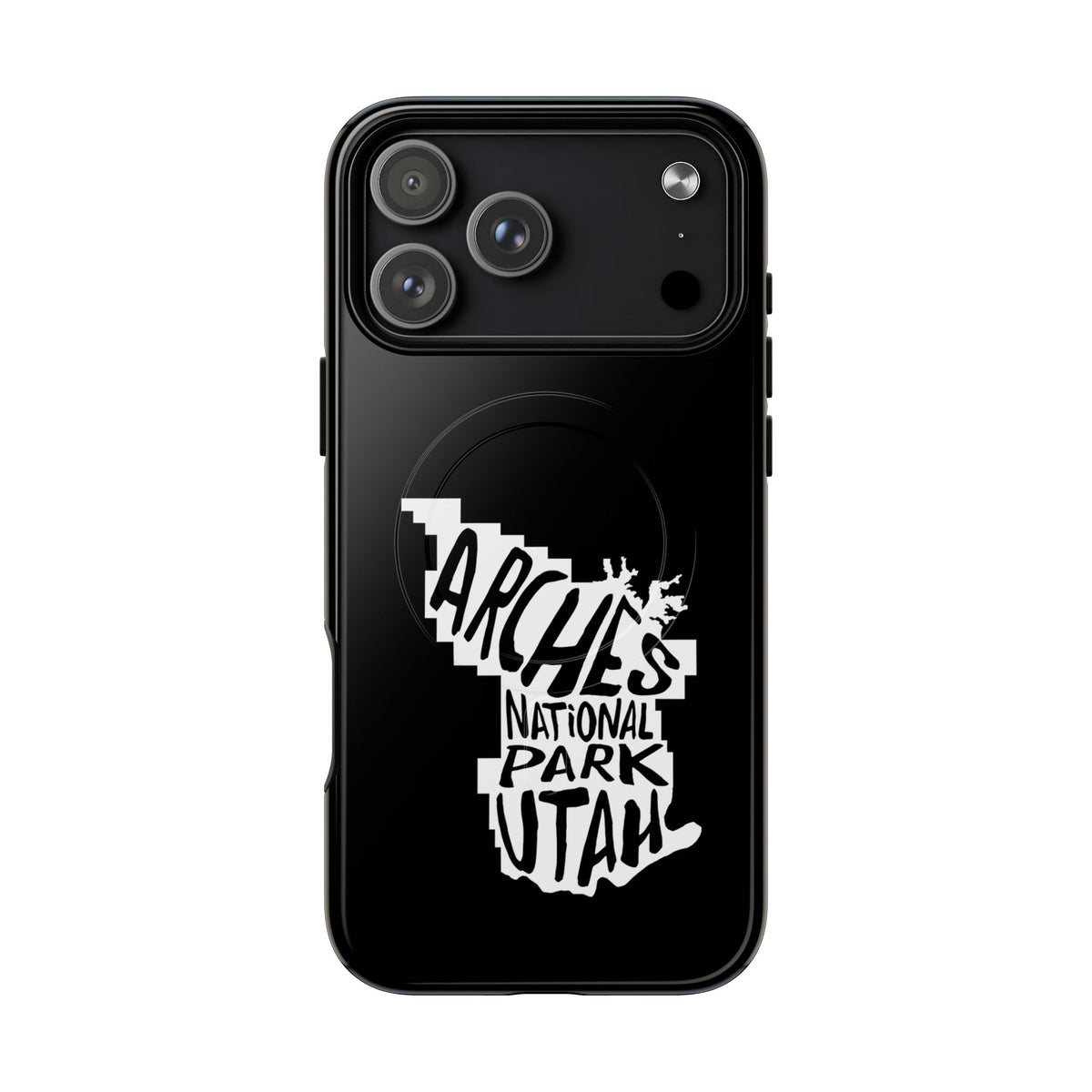 Arches National Park iPhone Case with MagSafe - Map Design