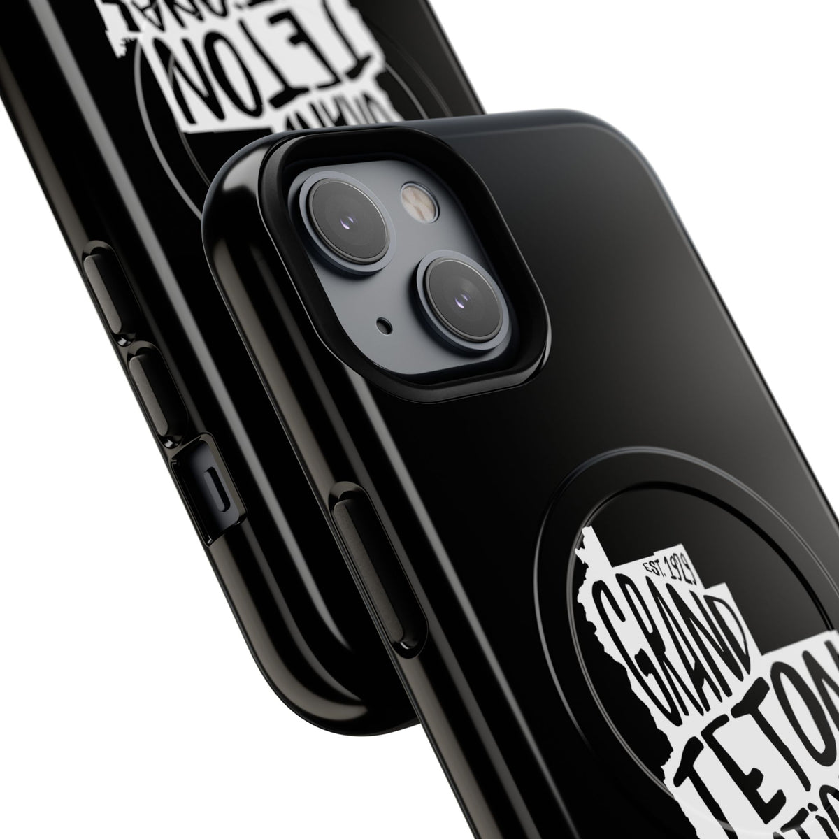 Grand Teton National Park iPhone Case with MagSafe - Map Design