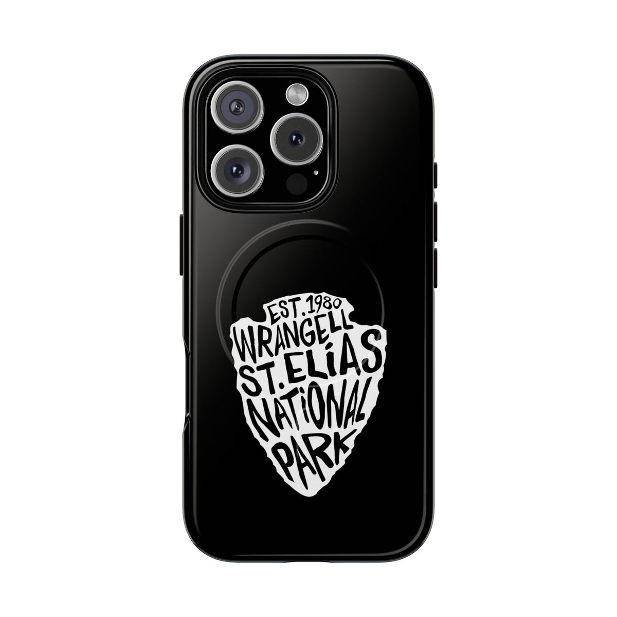 Wrangell St Elias National Park iPhone Case with MagSafe - Arrowhead Design