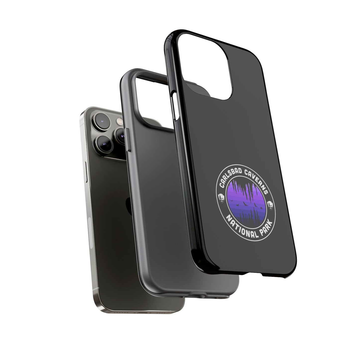 Carlsbad Caverns National Park Phone Case - Round Emblem Design