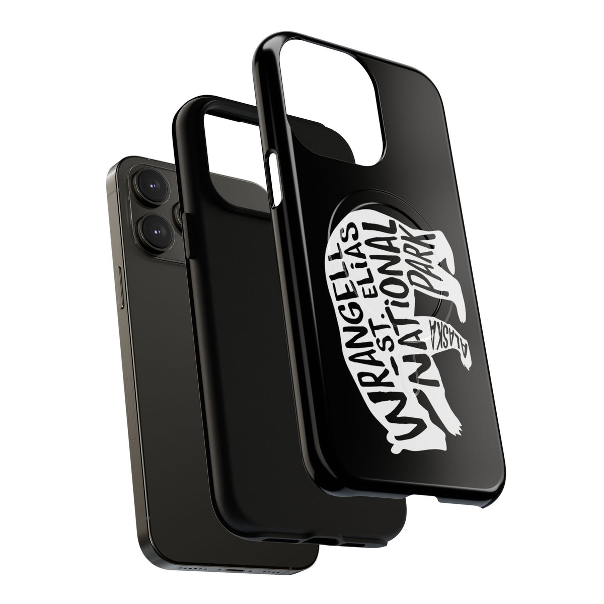 Wrangell - St. Elias National Park iPhone Case with MagSafe - Grizzly Bear Design
