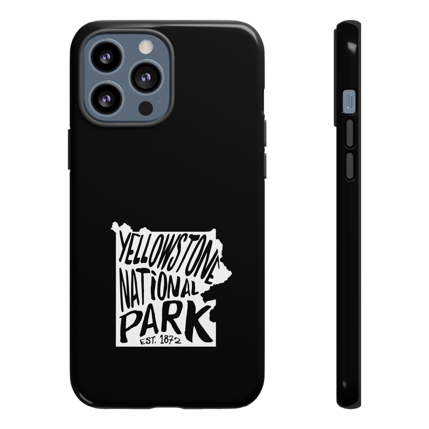 Yellowstone National Park Phone Case - Map Design