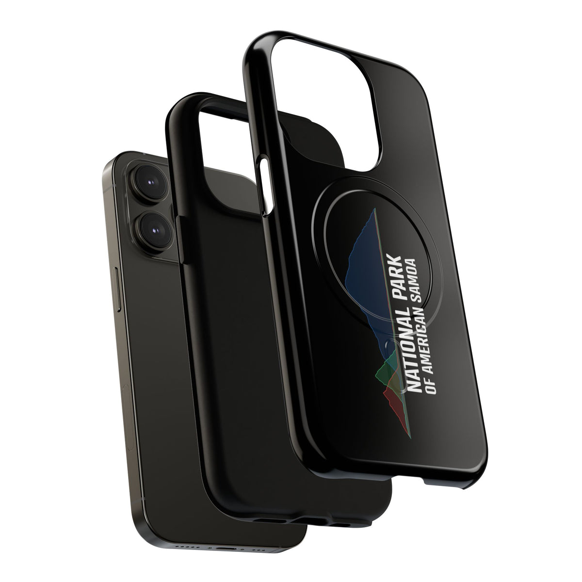 National Park of American Samoa iPhone Case with MagSafe - Histogram Design