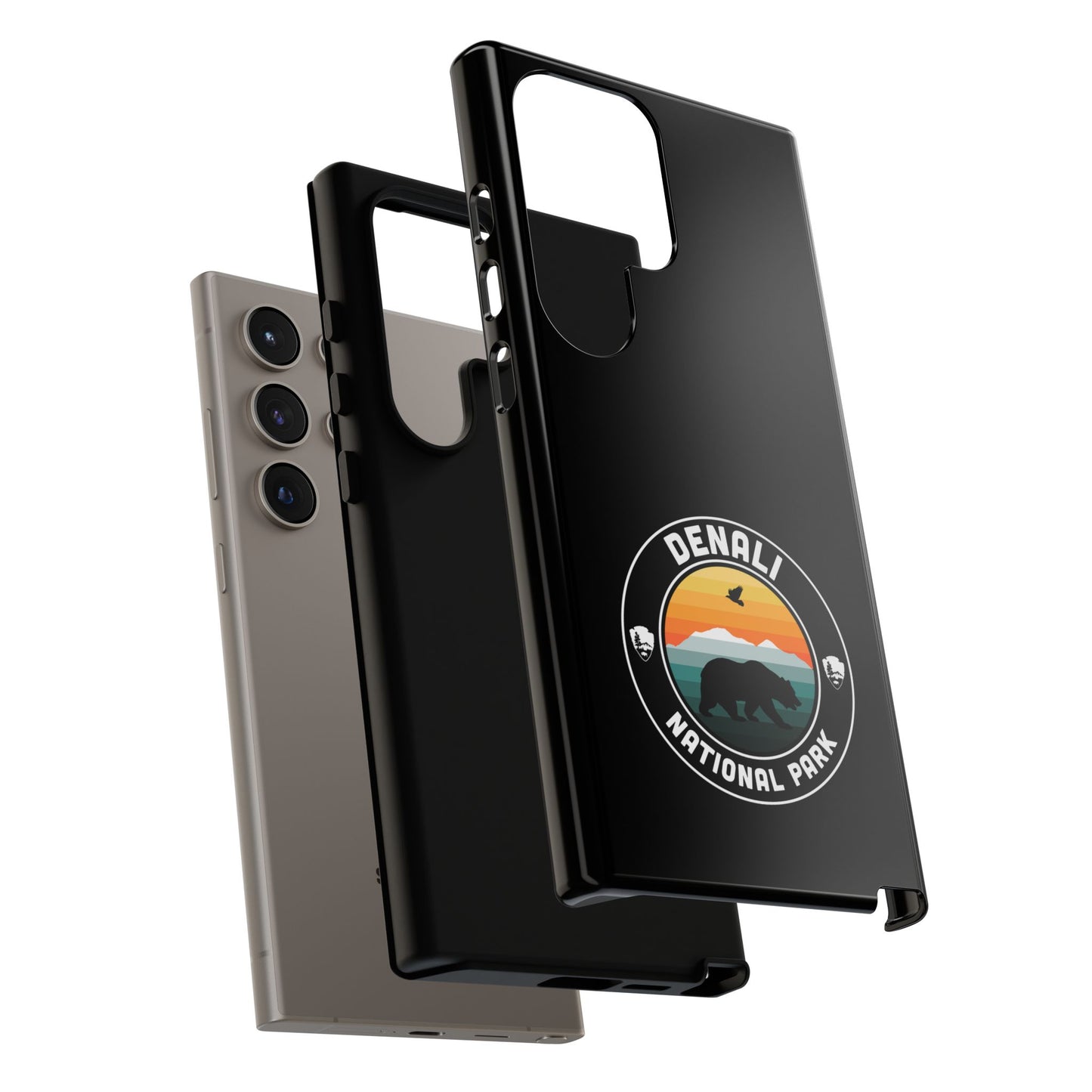 Denali National Park Phone Case - Round Emblem Design