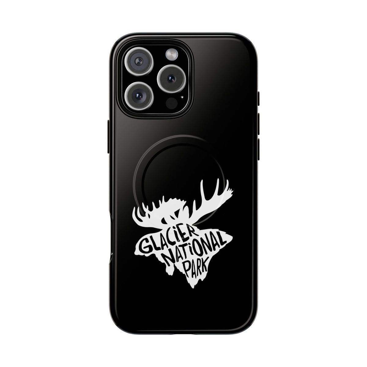 Glacier National Park iPhone Case with MagSafe - Moose Design