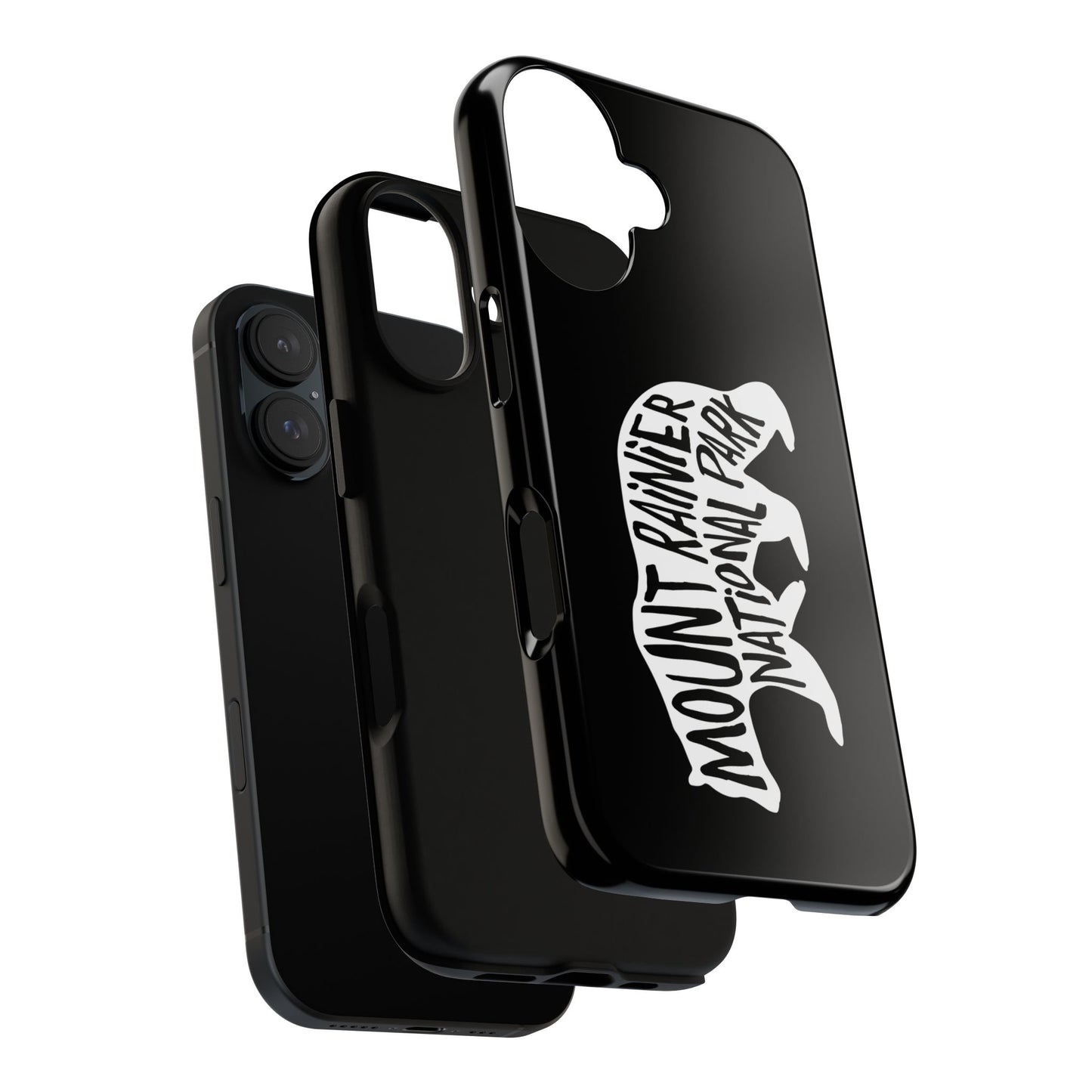 Mount Rainier National Park Phone Case - Black Bear Design