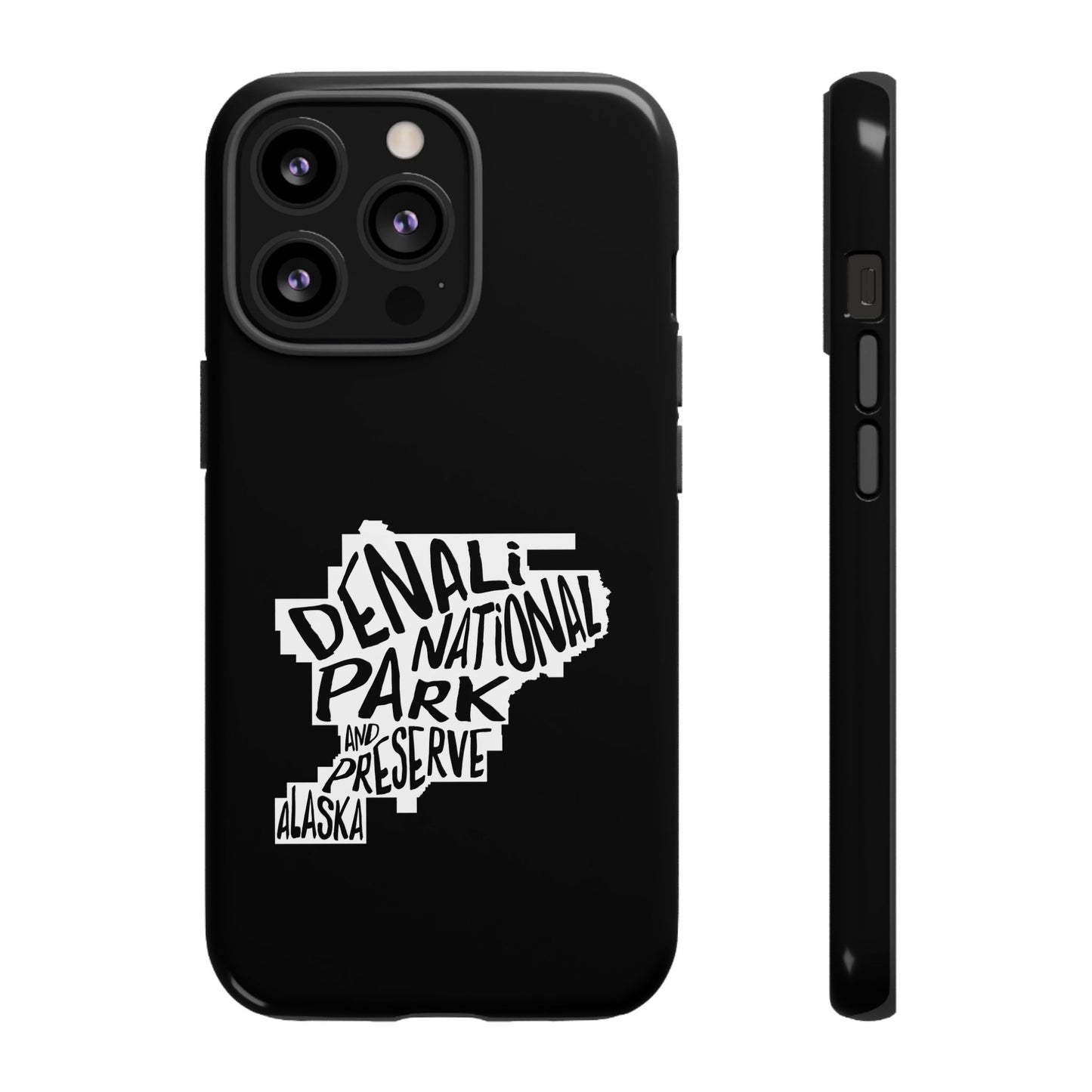 Denali National Park Phone Case - Map Design