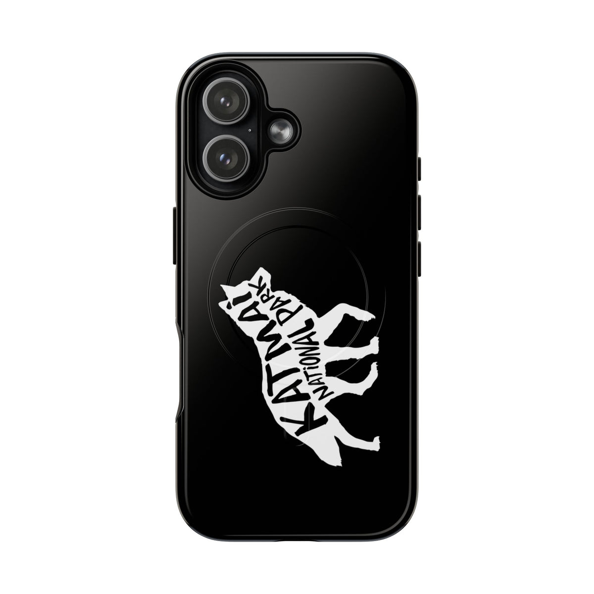 Katmai National Park iPhone Case with MagSafe - Wolf Design